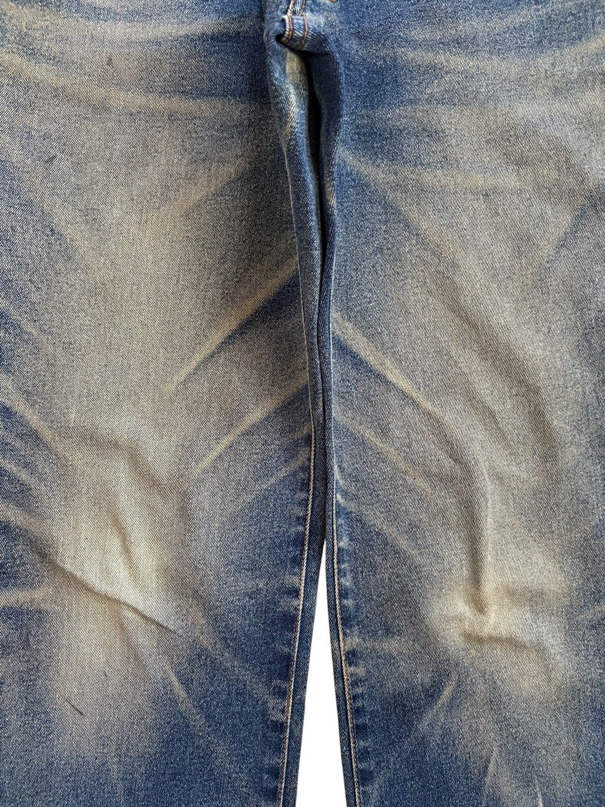 Japanese Brand Vintage Japanese Brand Honeycomb Mud Wash Baggy Jeans Size US 32 / EU 48 - 5 Thumbnail