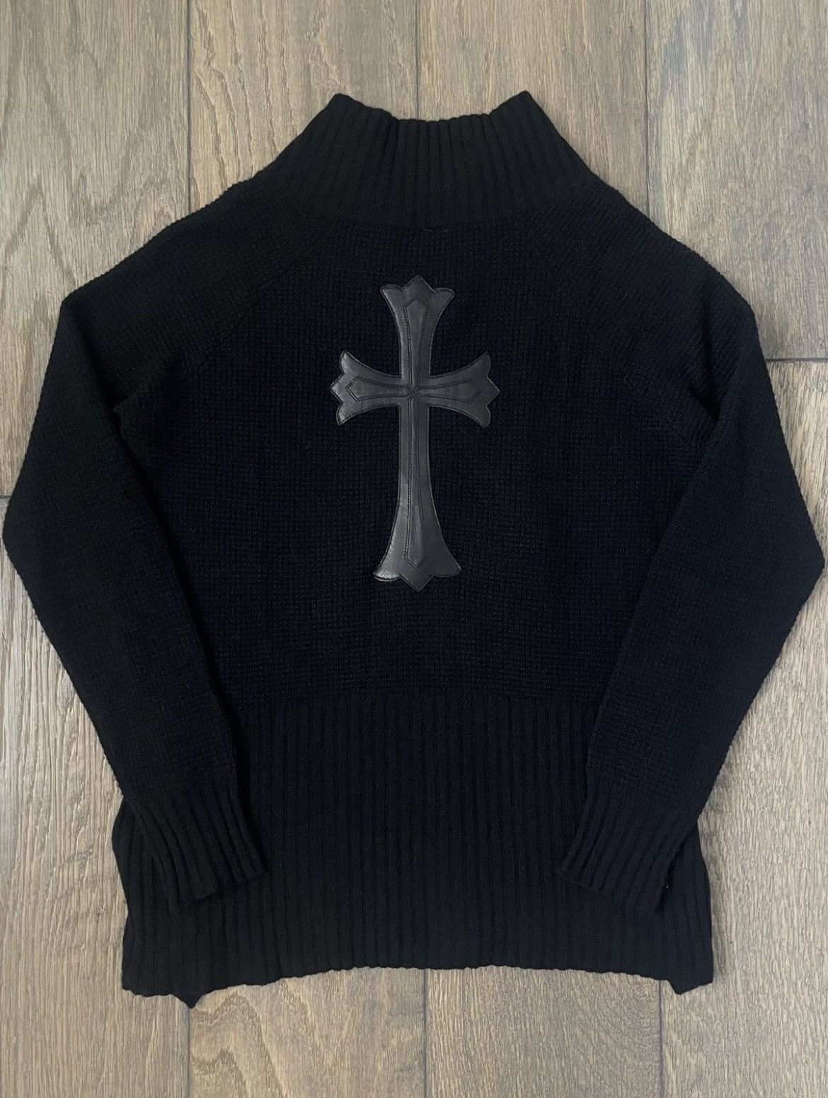 Chrome Hearts Chrome Hearts Cashmere Cross Patch Zip-Up Size US S / EU 44-46 / 1 - 1 Thumbnail