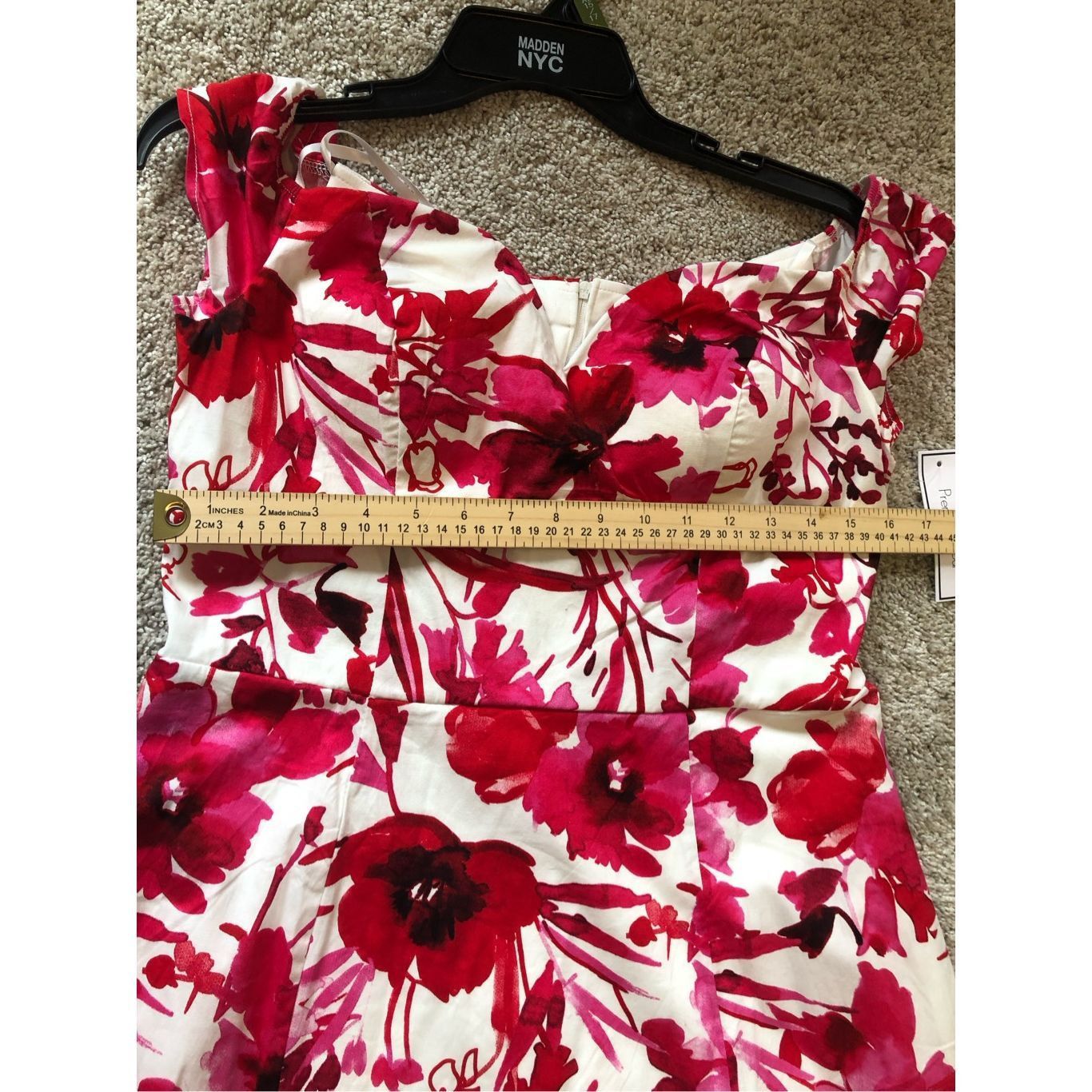 Other Premier Amour Women’s Mid Pink floral Patterned Sleeveless T Size L / US 10 / IT 46 - 4 Thumbnail