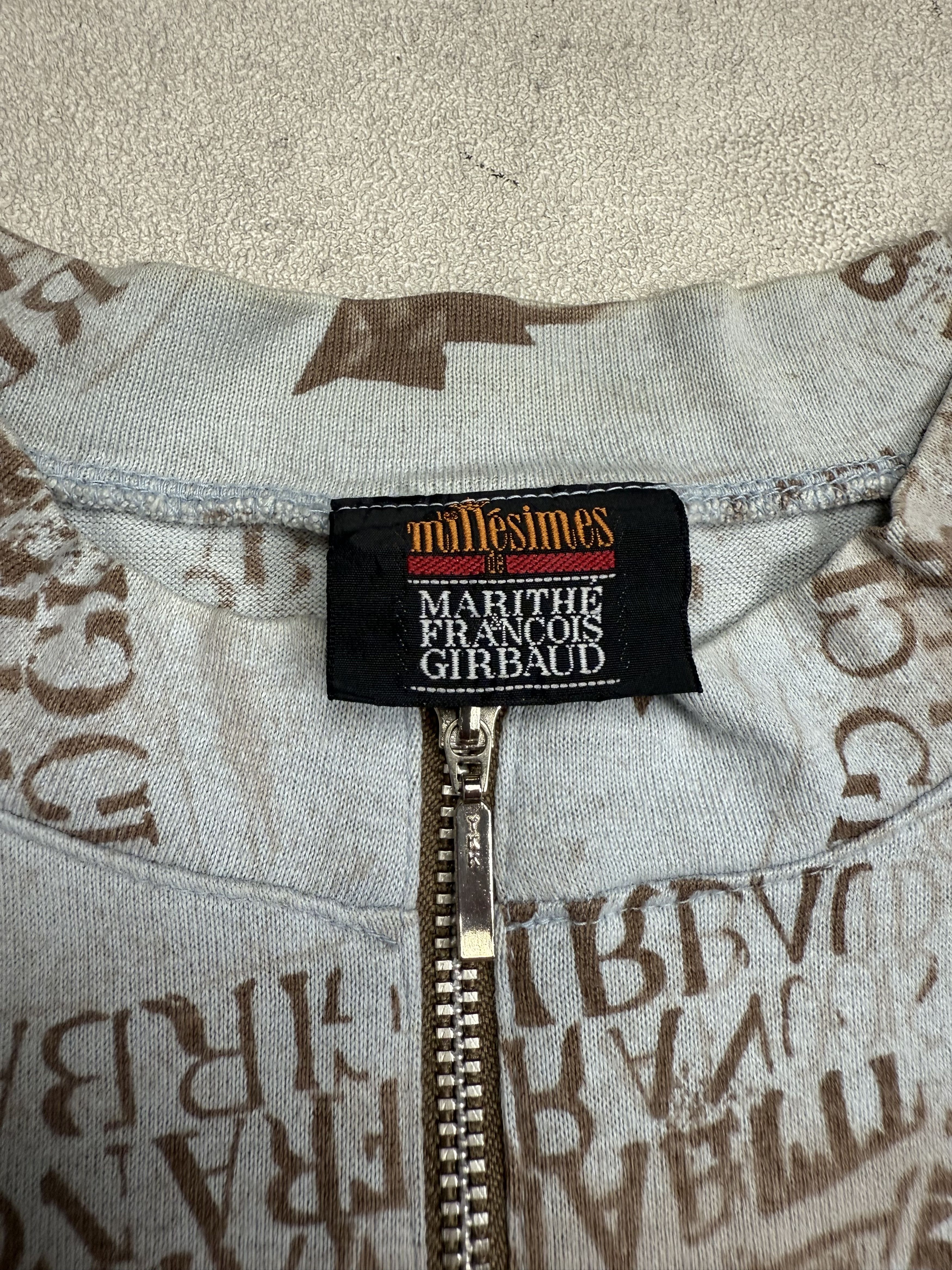 Marithe + Francois Girbaud Vintage Marithe Francois Girbaud MILLESIMES Halfzip Tshirt Size US M / EU 48-50 / 2 - 5 Thumbnail