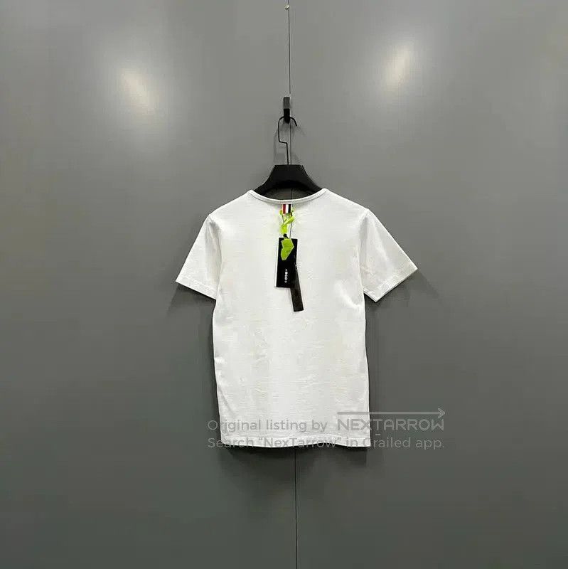 Thom Browne Thom Browne White Cotton Short Sleeve T-Shirt . Size XXS / US 00 / IT 34 - 4 Thumbnail