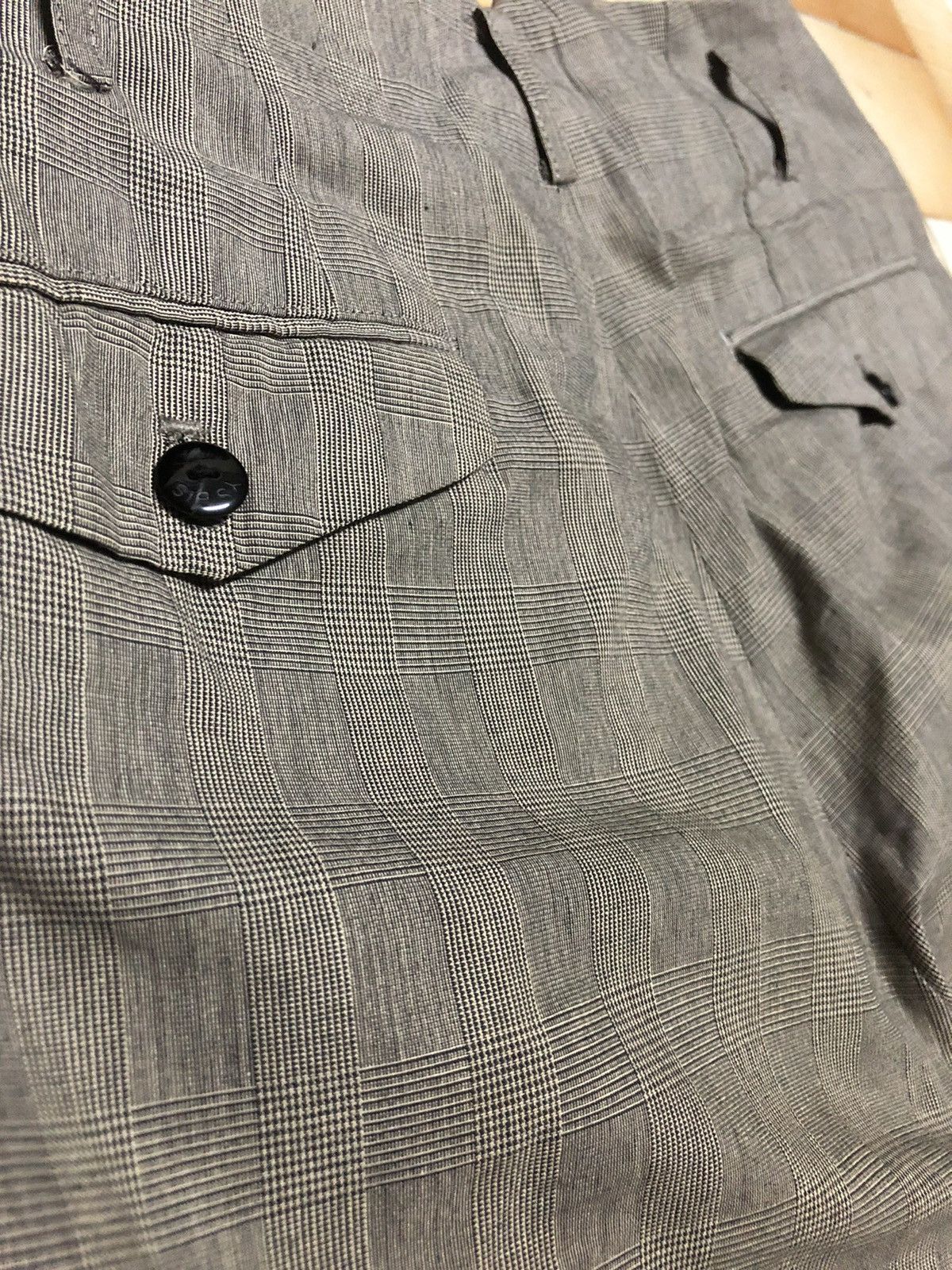 Vintage VINTAGE TARTAN Y’S Label by Yohji Yamamoto Avant Garde Japan Size US 30 / EU 46 - 5 Thumbnail