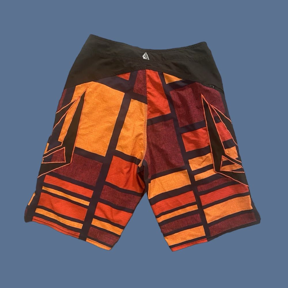 Volcom Volcom Board Shorts Men 32 Orange 4 Way Stretch Embroidered Logo Beach Lifeguard Surfing Sport 90s Y2K Size US 32 / EU 48 - 1 Thumbnail
