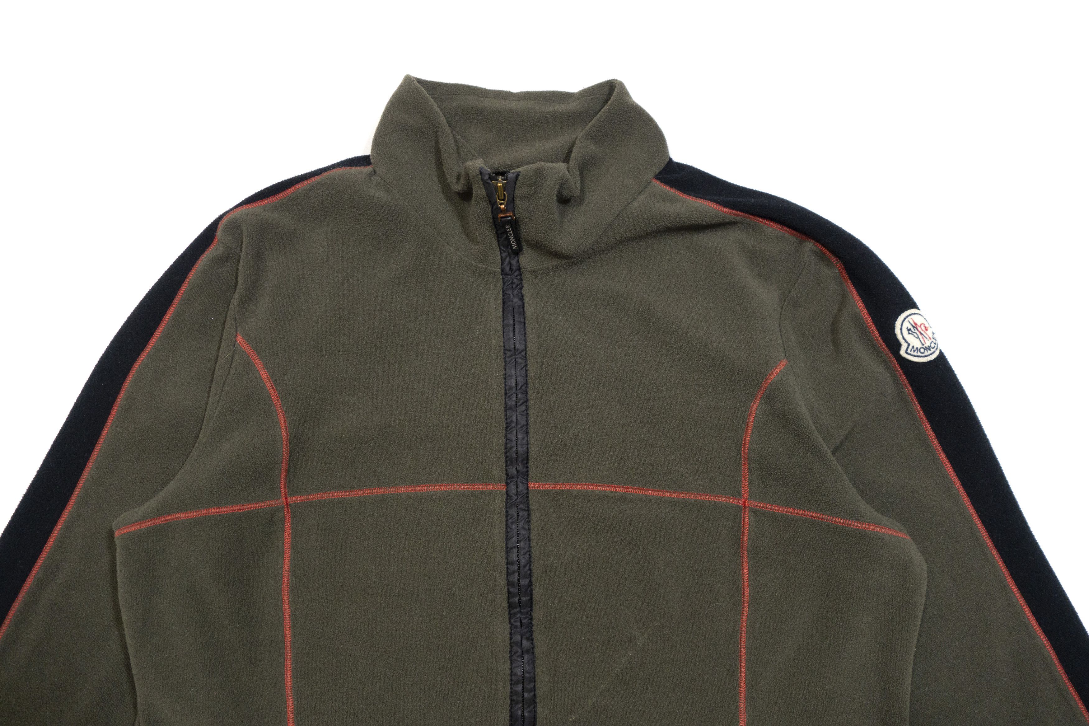 Moncler 90S Logo Light Ski Fleece Vintage Size L / US 10 / IT 46 - 3 Thumbnail