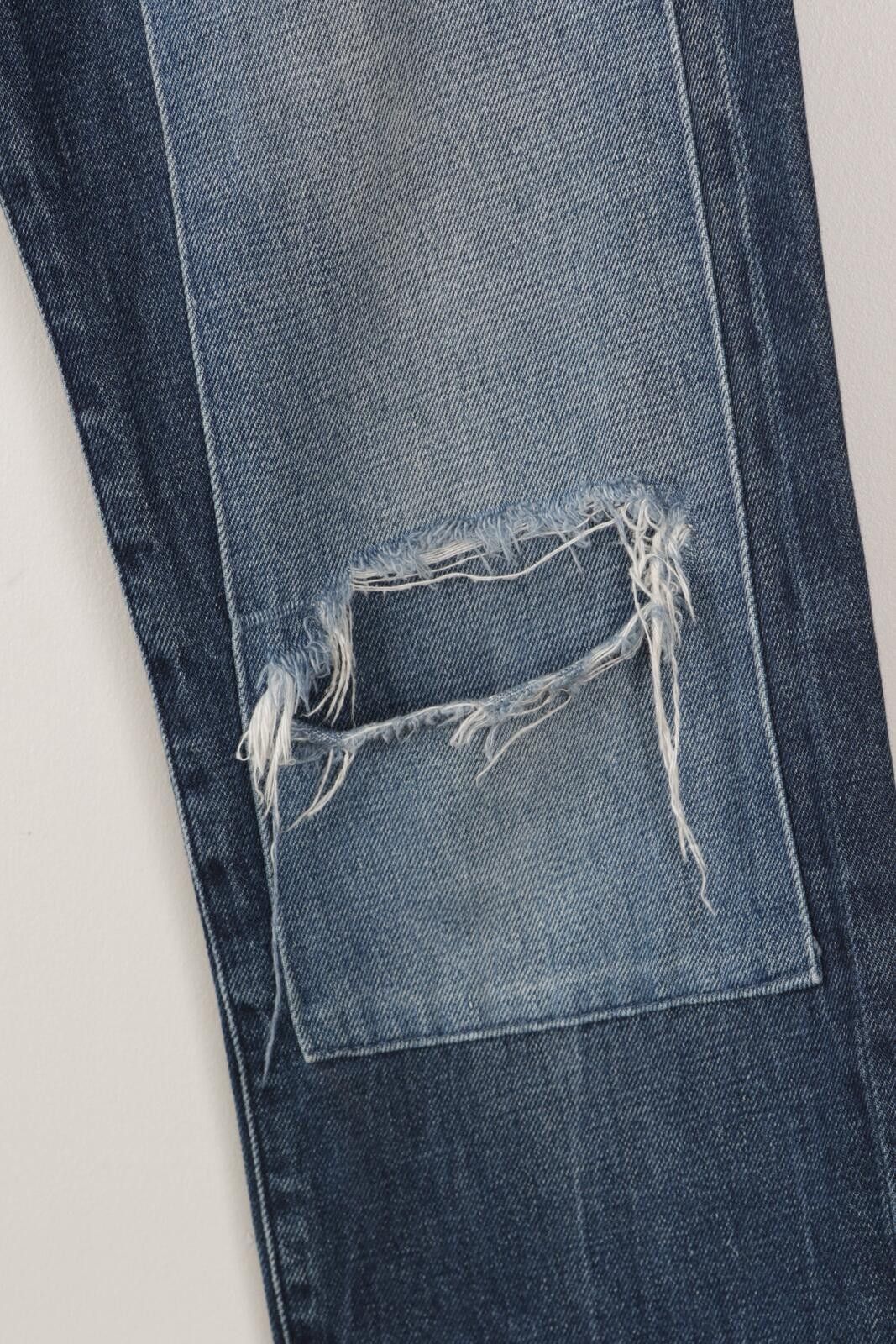 Tommy Hilfiger 00's Tommy Hilfiger Denim Patchwork Slim Fit Jeans Size US 30 / EU 46 - 4 Thumbnail