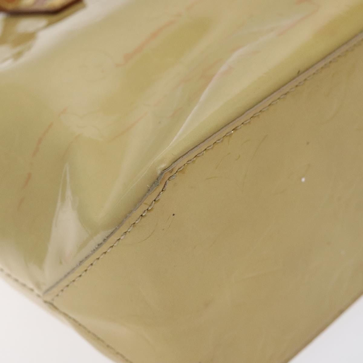Louis Vuitton LOUIS VUITTON Monogram Vernis Reade PM Hand Bag Beige M91334 Size ONE SIZE - 16 Thumbnail