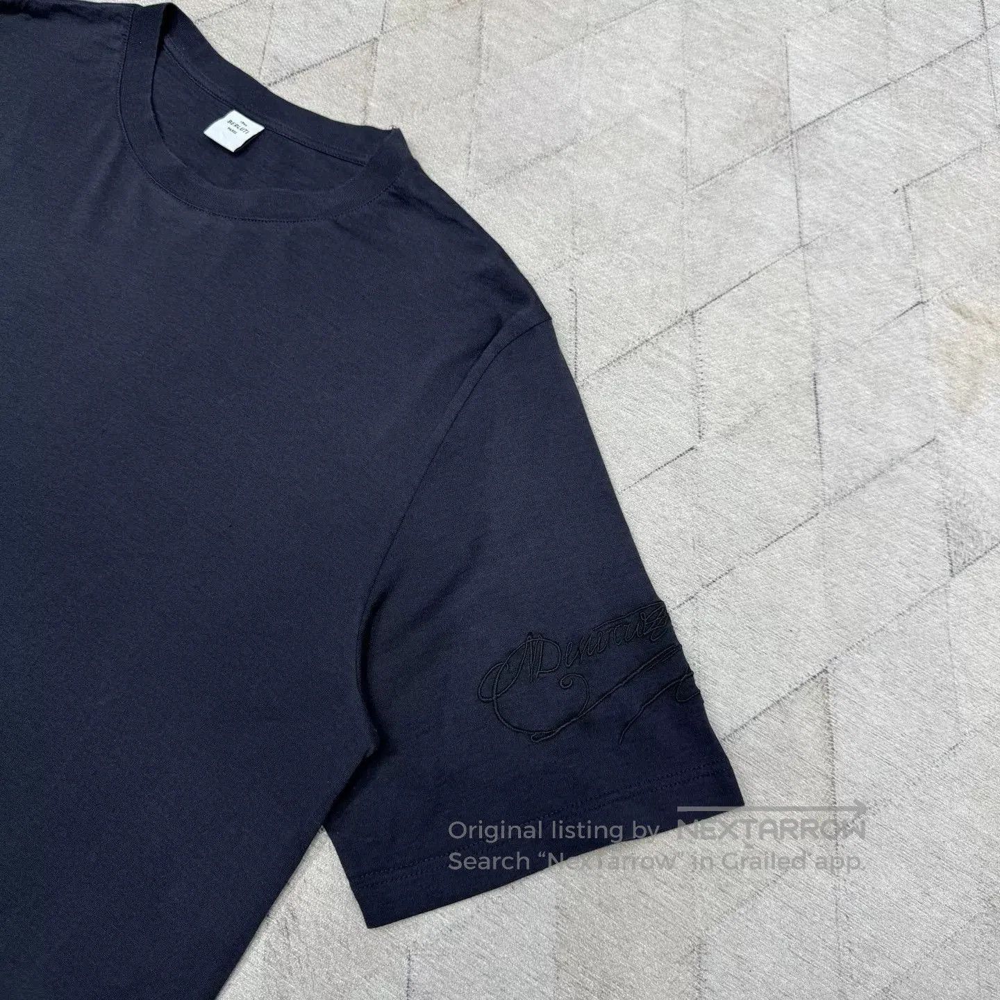Berluti Berluti Cuff Embroidery T-Shirt. Size US XXL / EU 58 / 5 - 3 Thumbnail