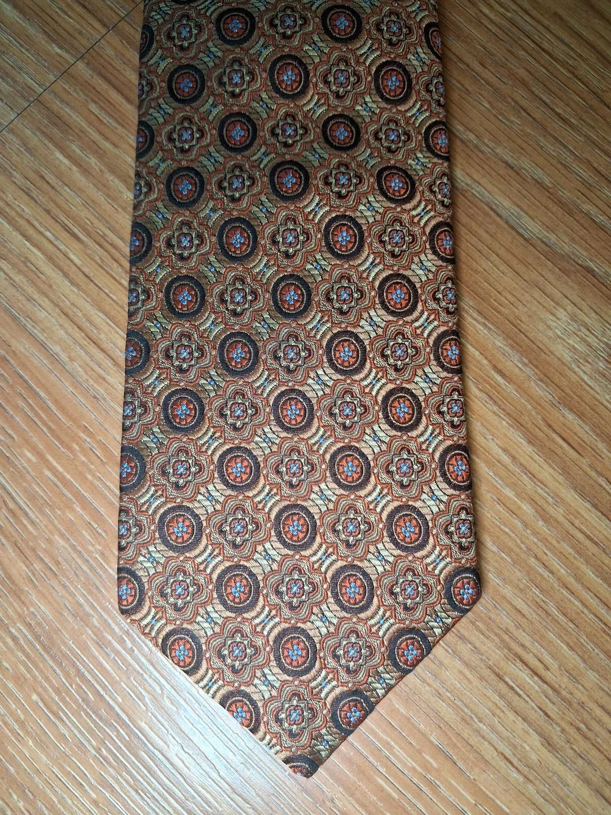 Robert Talbott Robert Talbott Best of Class Silk Tie Gold Floral Long Wide Size ONE SIZE - 1 Thumbnail