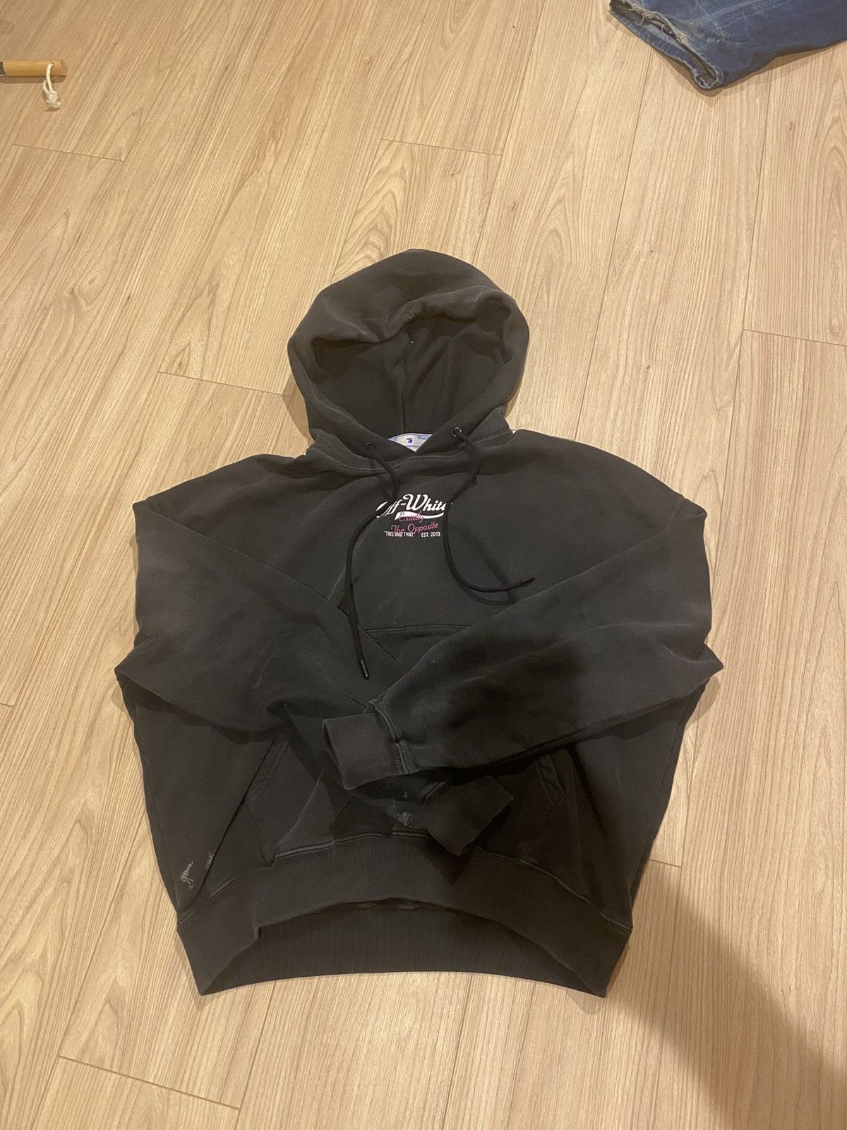 Off-White Off-White Exactly the opposite boxy hoodie Size US M / EU 48-50 / 2 - 1 Thumbnail