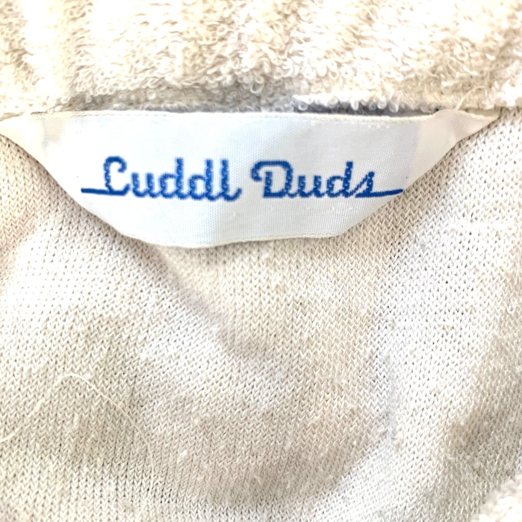 Vintage VINTAGE Cuddl Duds Romper One-Piece Shirt Womens S White Terry Jumper Shorts Frog 70s Size S / US 4 / IT 40 - 4 Thumbnail