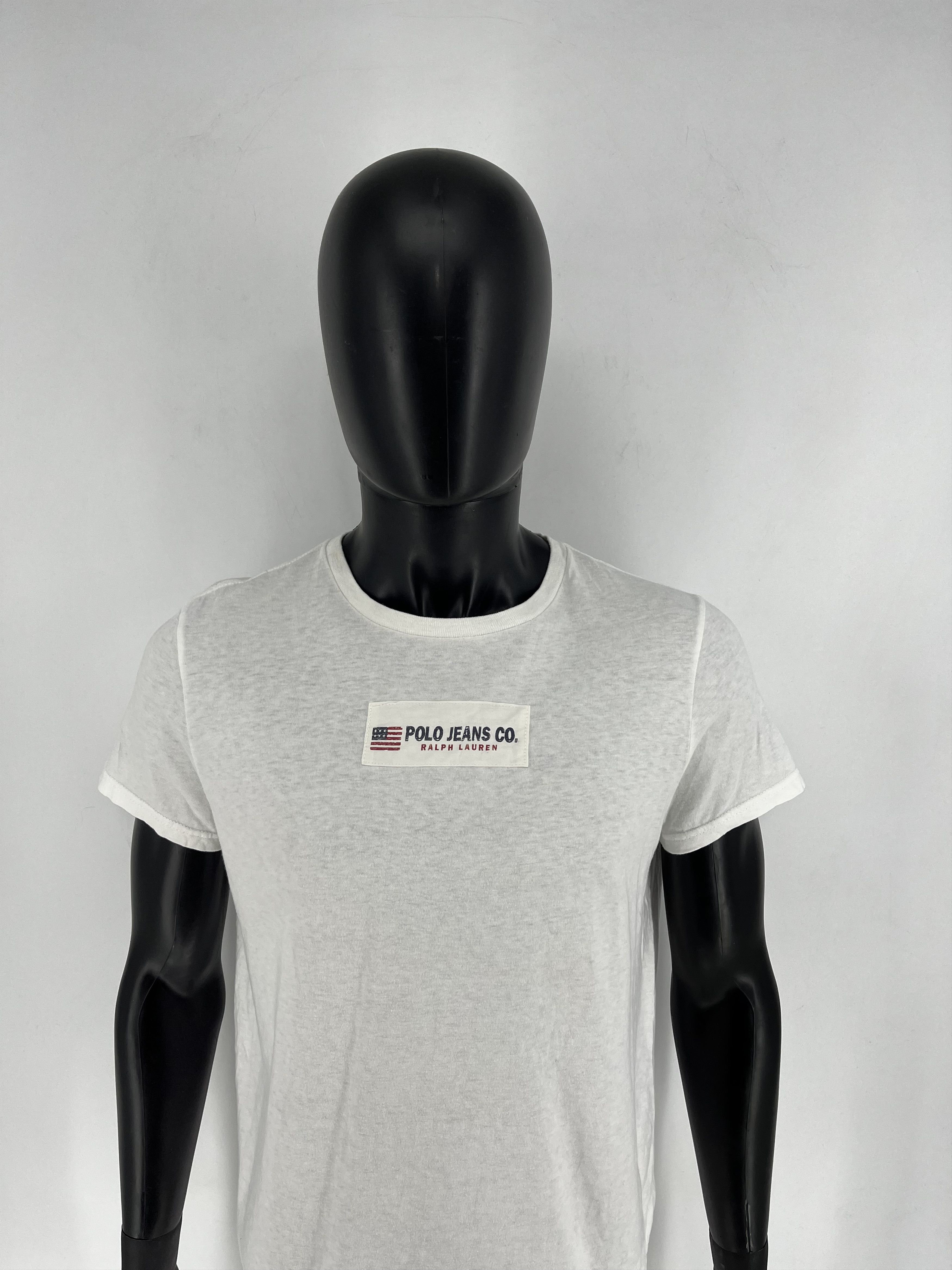 Polo Ralph Lauren × Ralph Lauren × Vintage Vtg Polo Jeans Ralph Lauren T-Shirt RL Big Logo White Size M Size US M / EU 48-50 / 2 - 5 Thumbnail