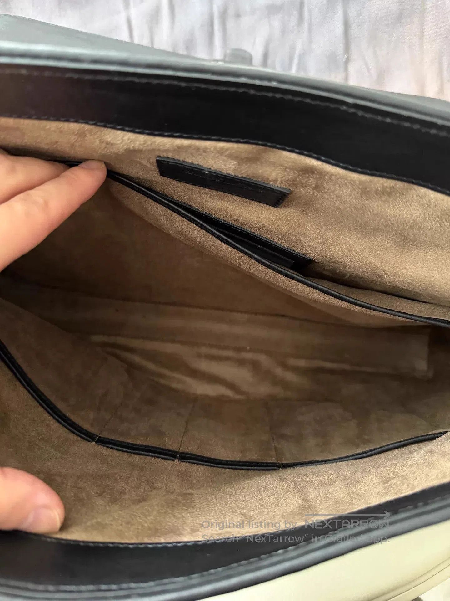 Ermenegildo Zegna Black Woven Briefcase with Lock Closure. Size ONE SIZE - 7 Thumbnail