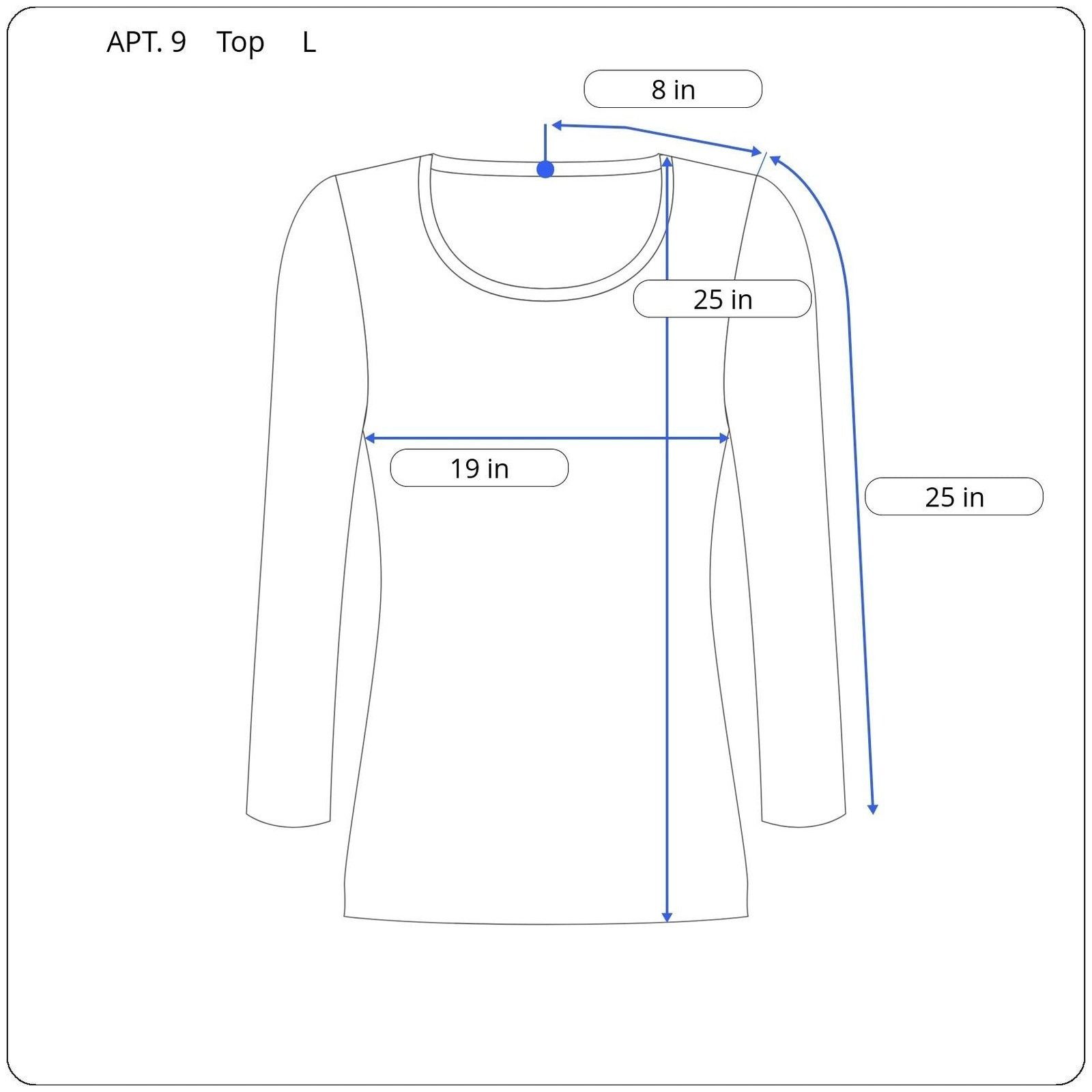 Apt. 9 APT. 9 Long Sleeve Top Women's Size Large Size L / US 10 / IT 46 - 5 Thumbnail