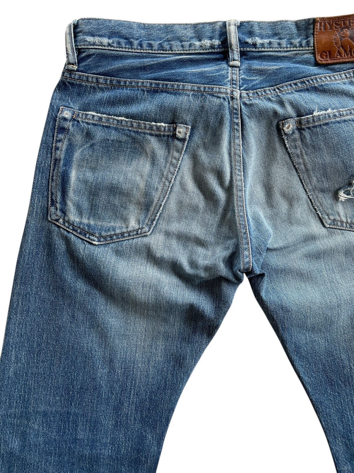 Hysteric Glamour Hysteric Glamour Studded Distressed Selvedge Denim Size US 30 / EU 46 - 8 Thumbnail