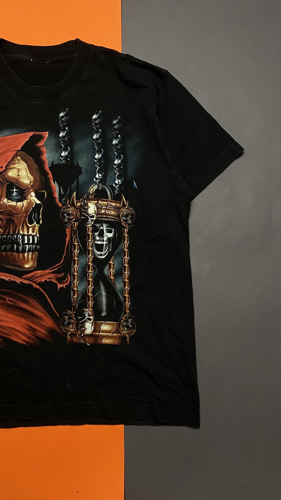 Band Tees × Vintage Vintage death skull t-shirt Size US L / EU 52-54 / 3 - 2 Thumbnail