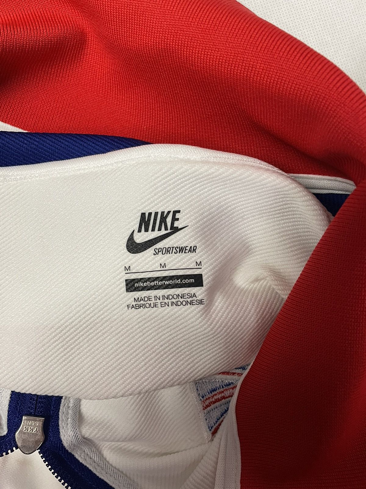 Nike × Vintage Nike Great Britain Zip Up Sweatshirt Blokecore Size US M / EU 48-50 / 2 - 3 Thumbnail