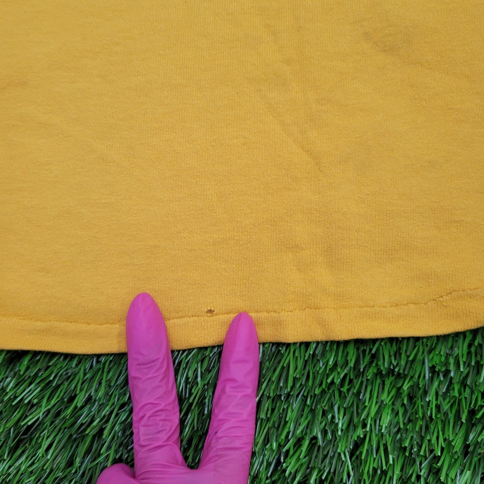 Champion Vintage 90s Champion Shirt Womens XL 22x26 Yellow USA Size XL / US 12-14 / IT 48-50 - 4 Thumbnail