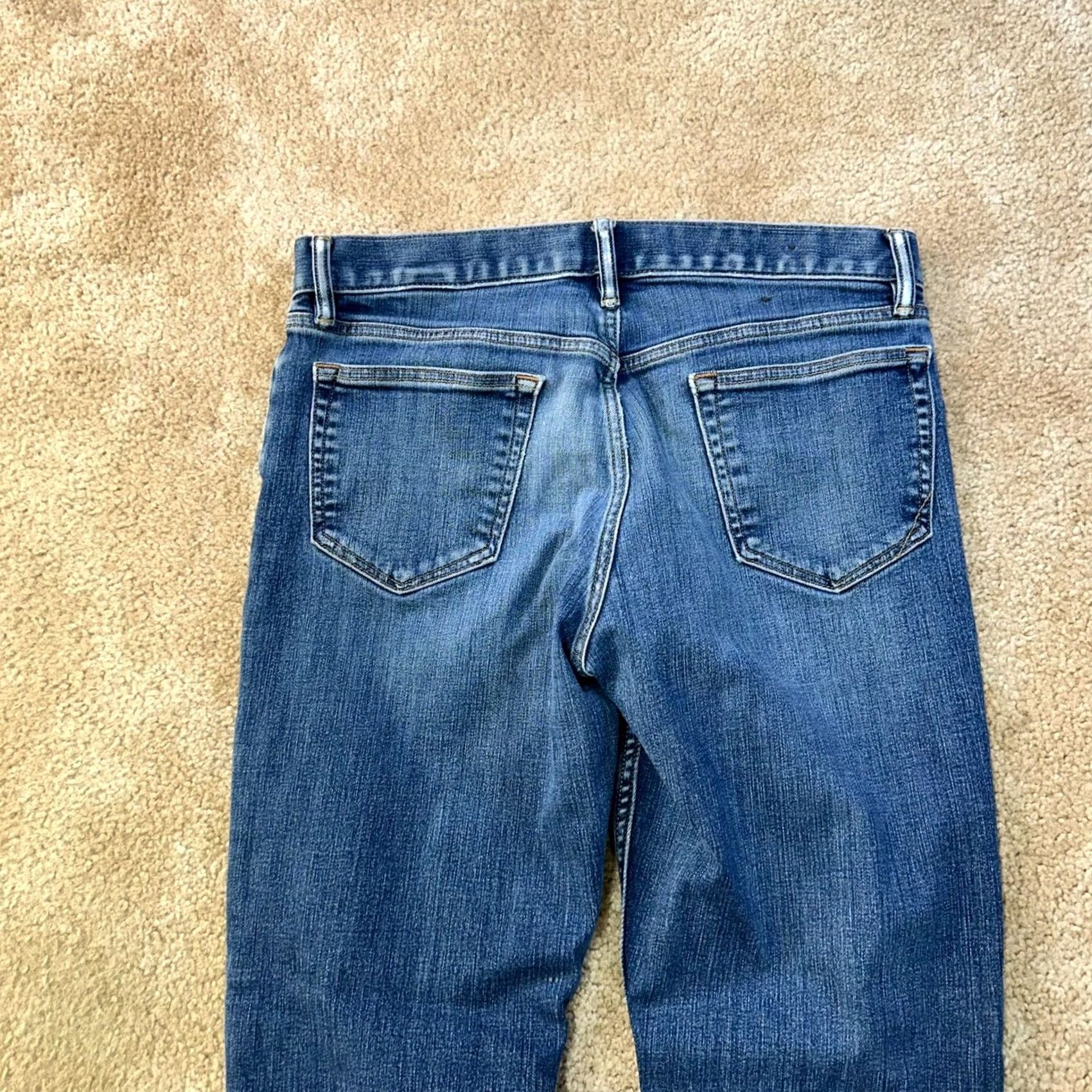 Banana Republic Banana Republic Slim Fit Jeans Men's 33x34 Blue Denim 5-Pocket Stretch Casual Jeans Mens Size US 33 - 7 Thumbnail