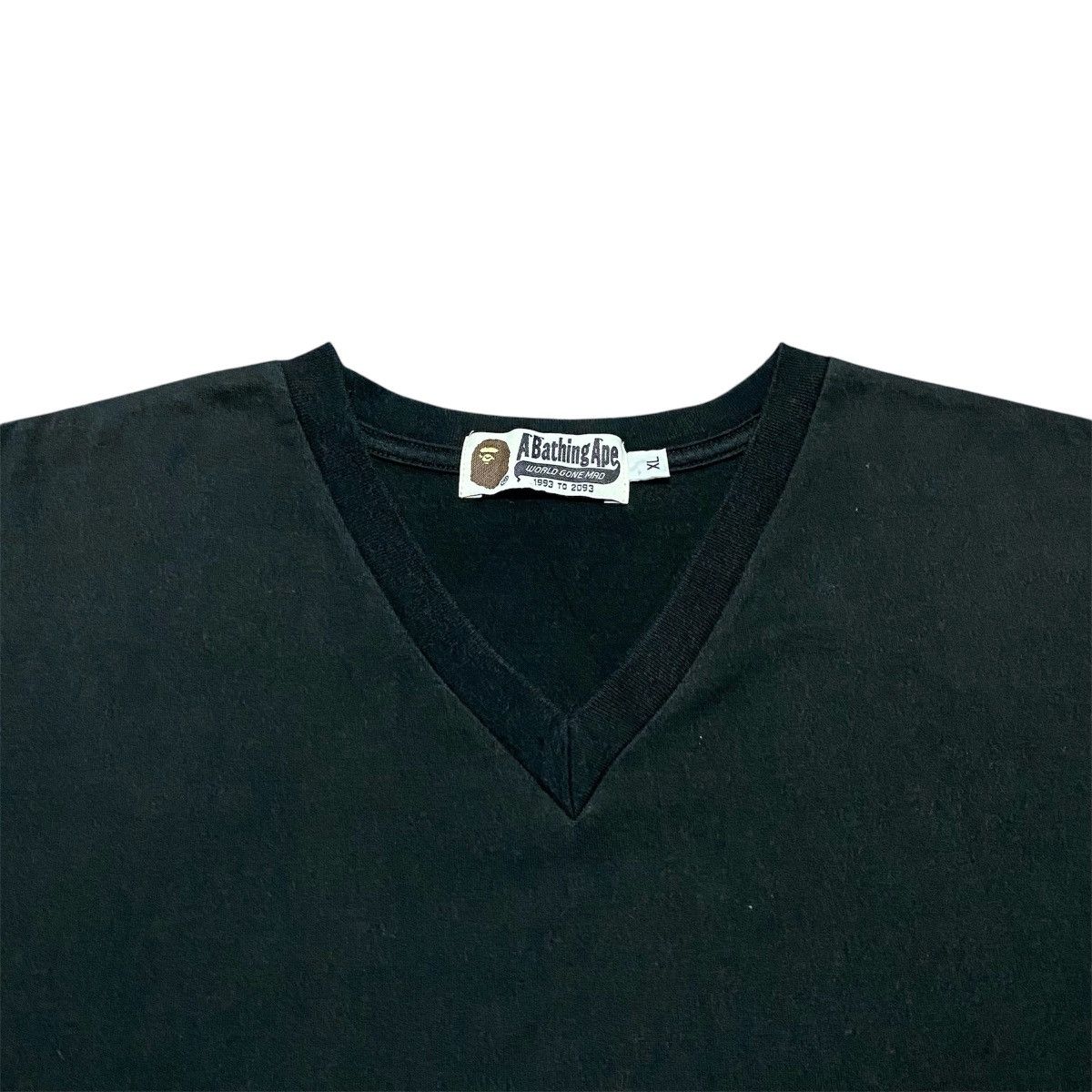 Bape Rare‼️🔥Bathing Ape Star Side Logo V Neck T-Shirt Size US M / EU 48-50 / 2 - 3 Thumbnail