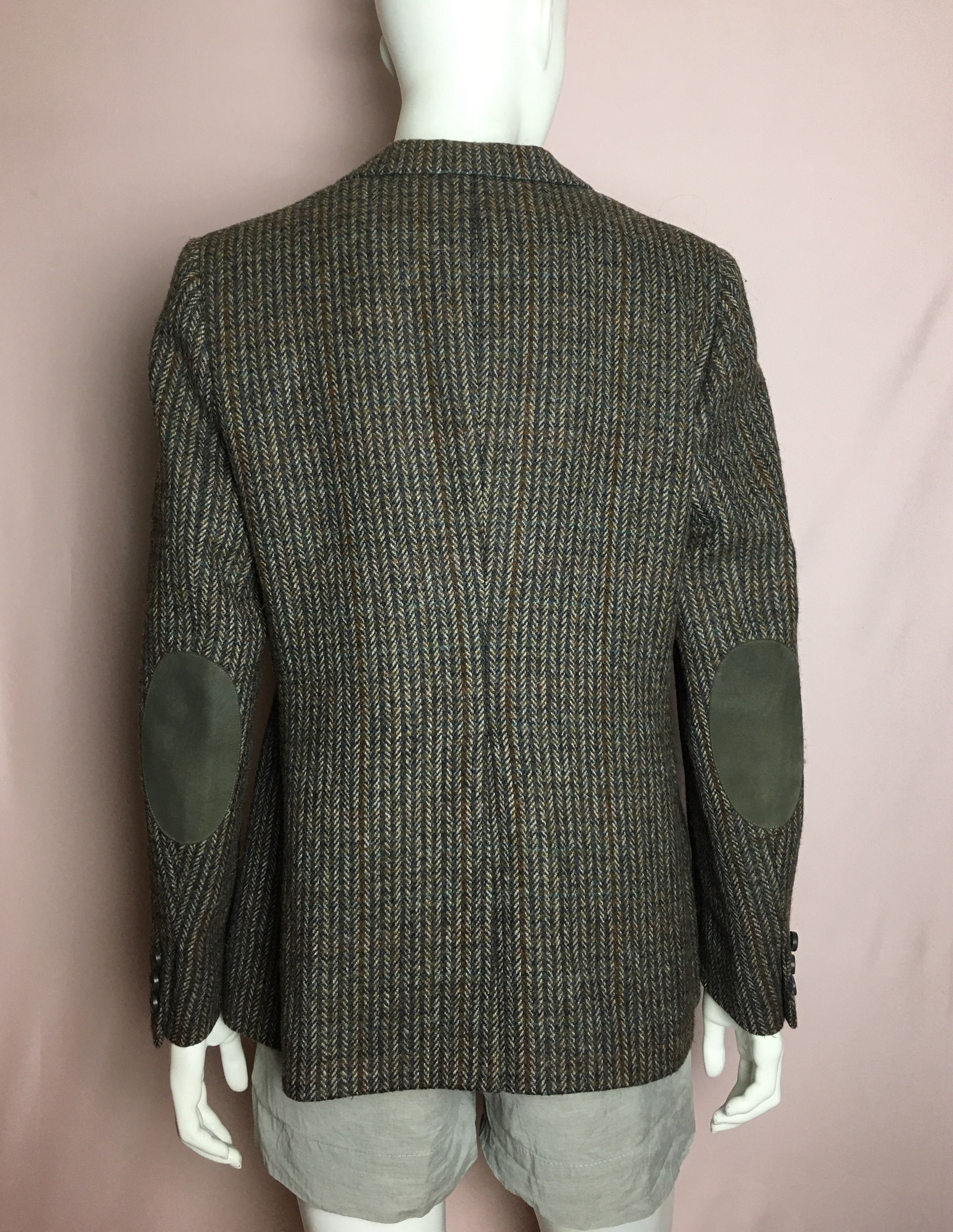 Burberry Vintage Burberrys Tweed Wool Blazer Jacket Women UK 16 Size XL / US 12-14 / IT 48-50 - 2 Thumbnail