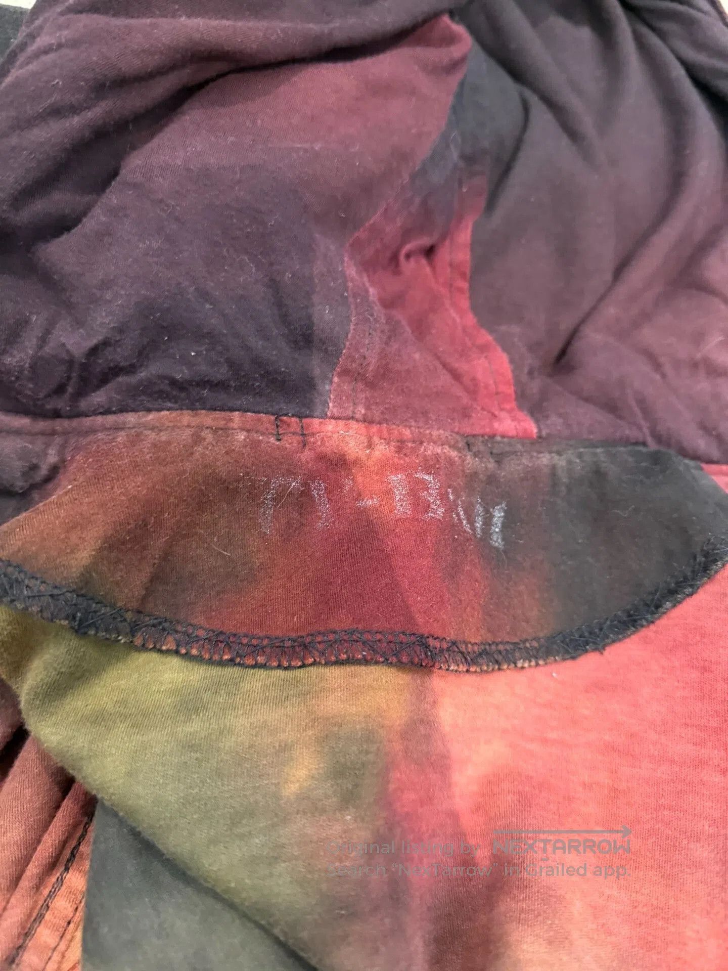 14th Addiction Tie-Dye Patchwork Hoodie Jacket. Size US S / EU 44-46 / 1 - 7 Thumbnail