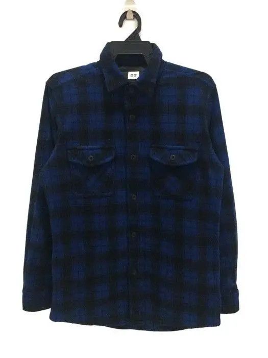Flannel × Japanese Brand Japanese Brand Uniqlo Plaid Tartan Shirt Button Up Size US M / EU 48-50 / 2 - 1 Thumbnail