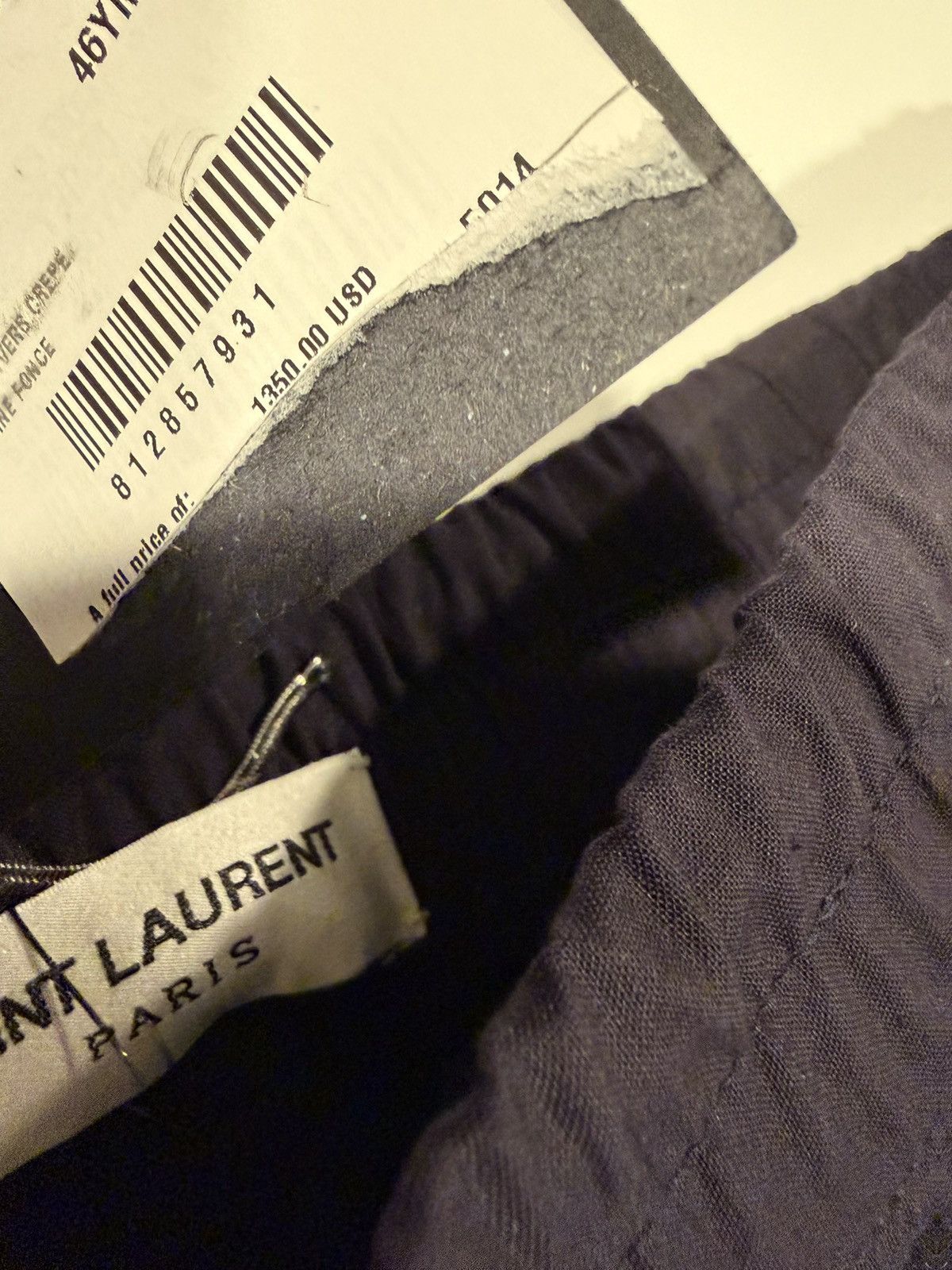 Saint Laurent Paris Saint laurent mens satin joggers. 46/M. $1360 Size US 34 / EU 50 - 9 Thumbnail