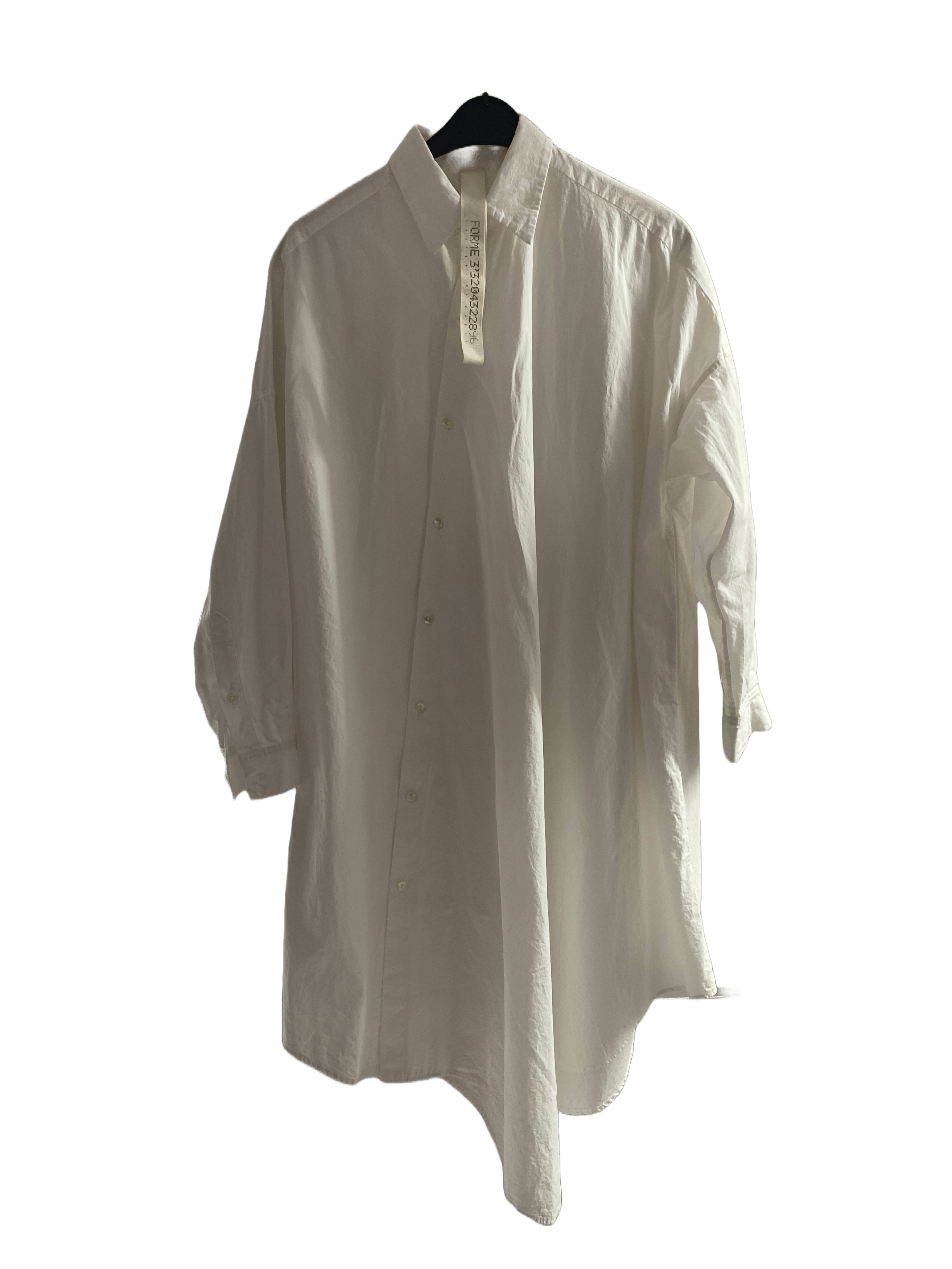 Forme D'Expression Oversized Asymmetrical Cotton Button Up Shirt Dress Size US M / EU 48-50 / 2 - 1 Thumbnail
