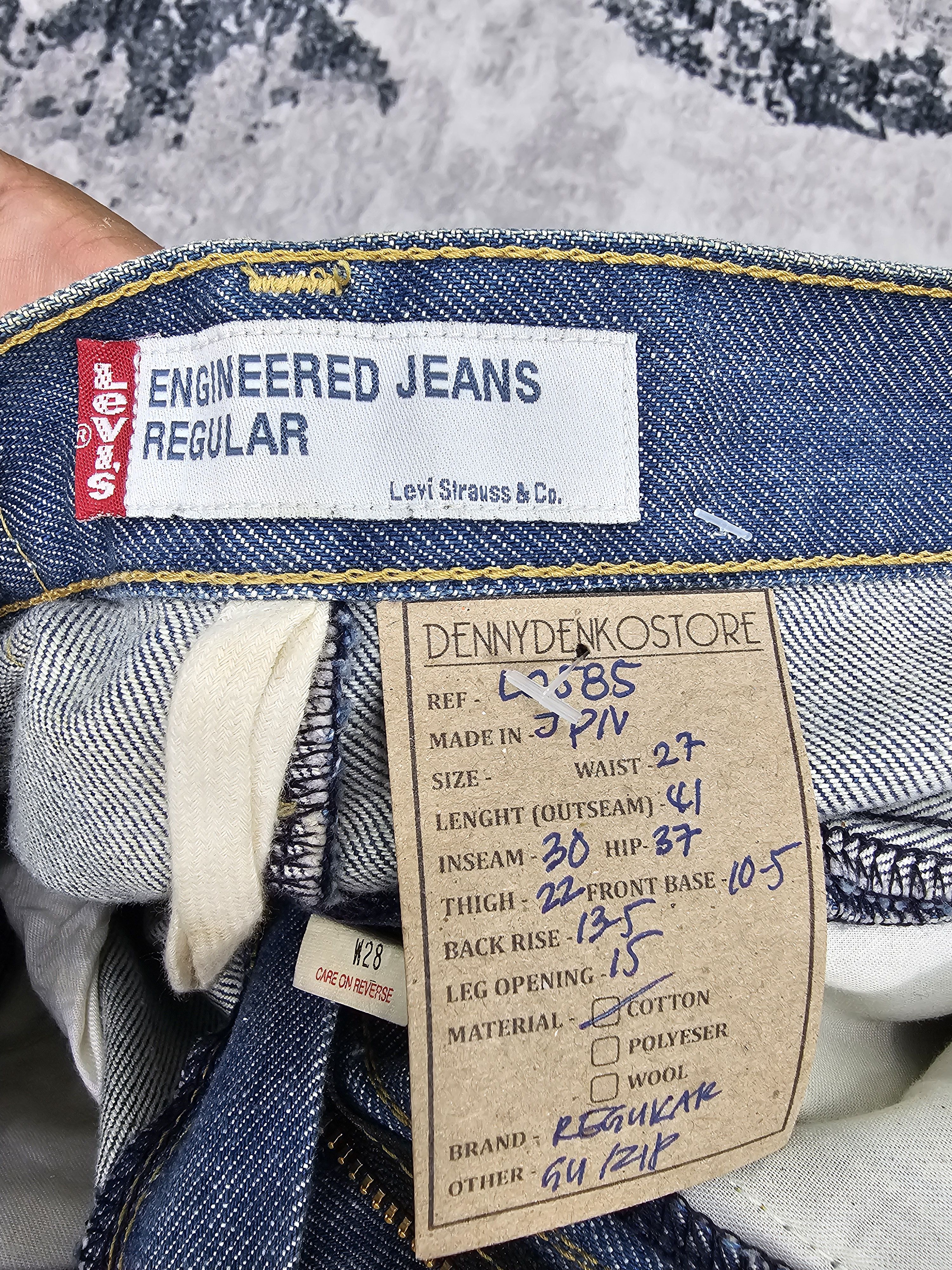 Levi's Vintage Clothing Vintage LEVIS Engineered Regular Fit Twisted Jeans L0585 Size US 27 - 14 Thumbnail