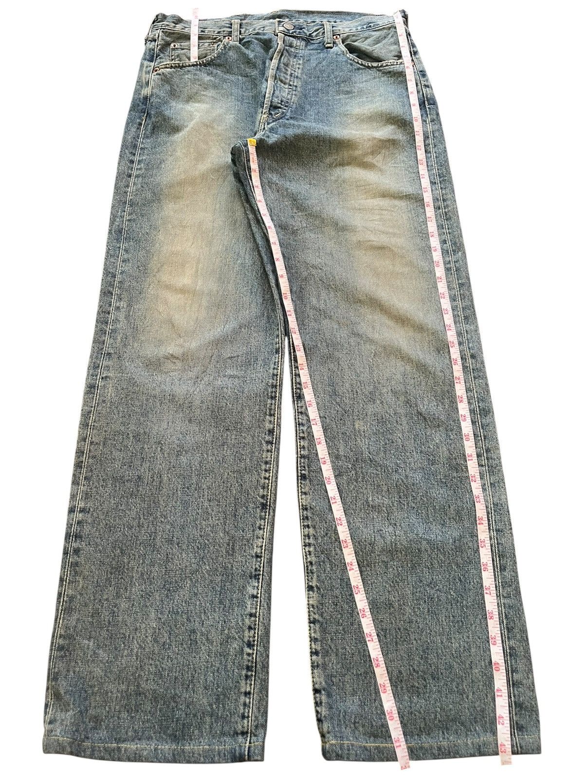 Levi's Vintage 80s Levis 503B Big E Selvedge Mud Wash Baggy Jeans Size US 33 - 7 Thumbnail