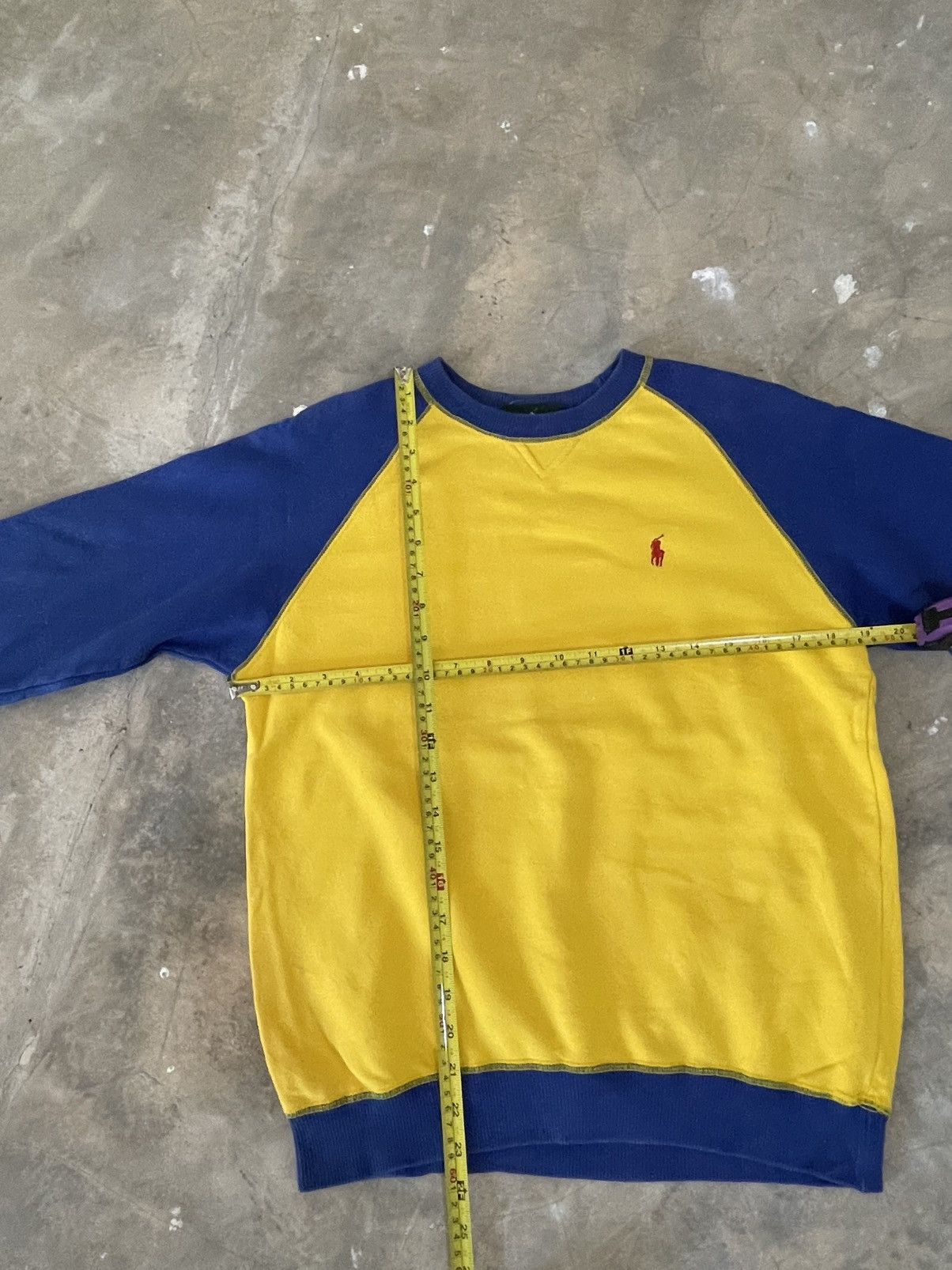 Polo Ralph Lauren × Vintage vintage 90s ralph lauren tqo tone sweatshirt Size US S / EU 44-46 / 1 - 6 Thumbnail