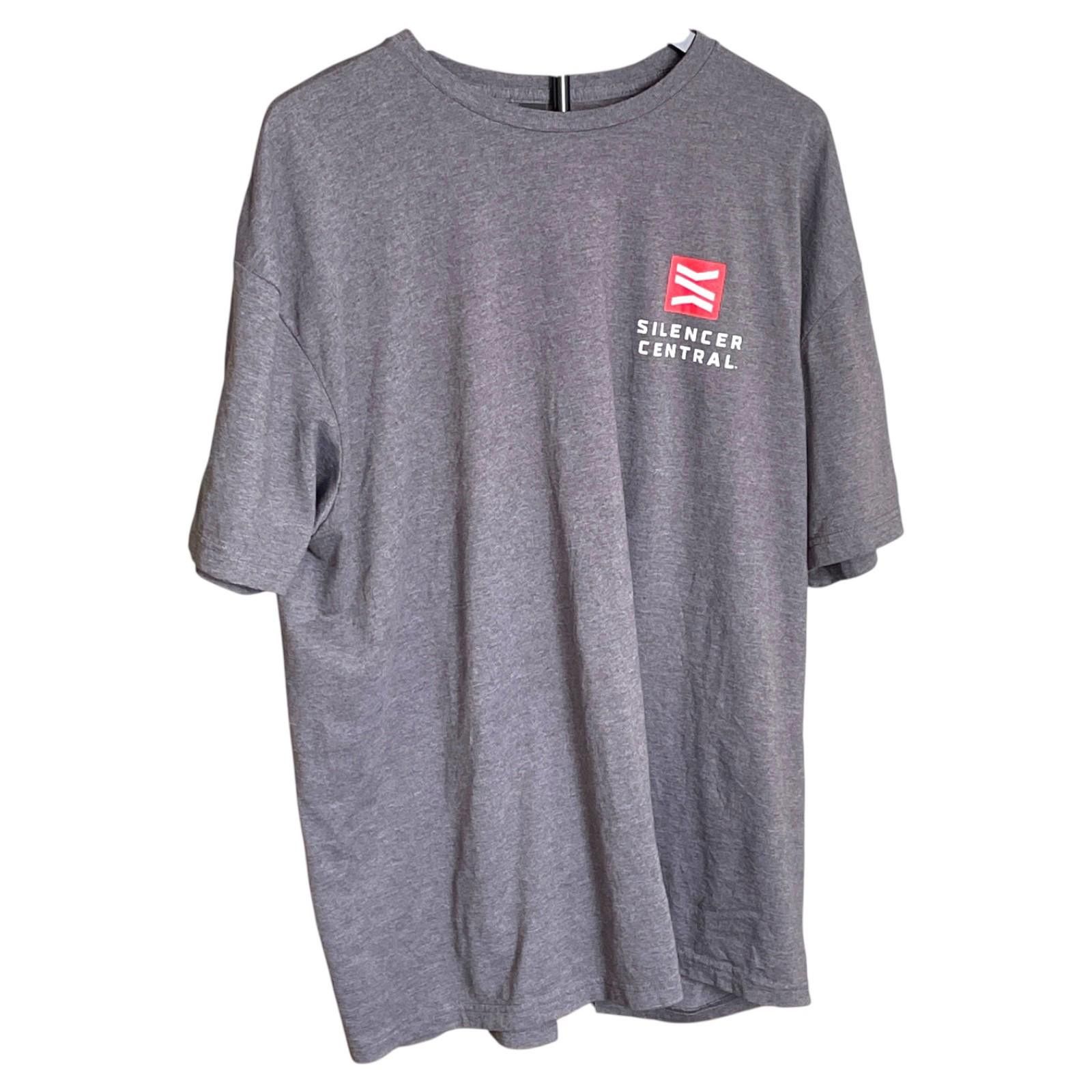 Gildan Silencer Central Graphic T-Shirt Mens 2XL Flag Tee CLEAN! Size US L / EU 52-54 / 3 - 2 Thumbnail