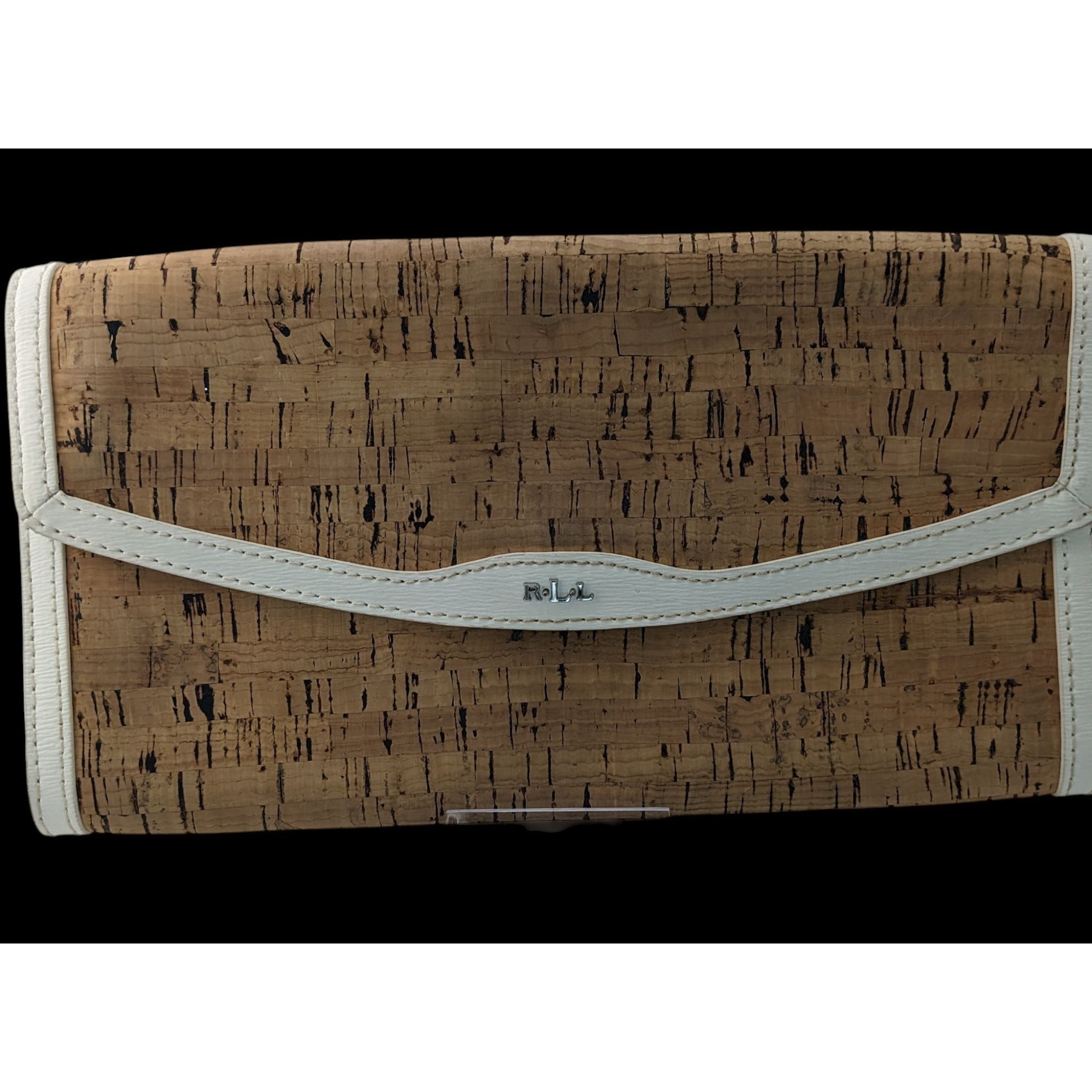 Lauren Ralph Lauren Preppy Lauren Ralph Lauren Cork & Faux Leather Clutch With M Size ONE SIZE - 1 Thumbnail