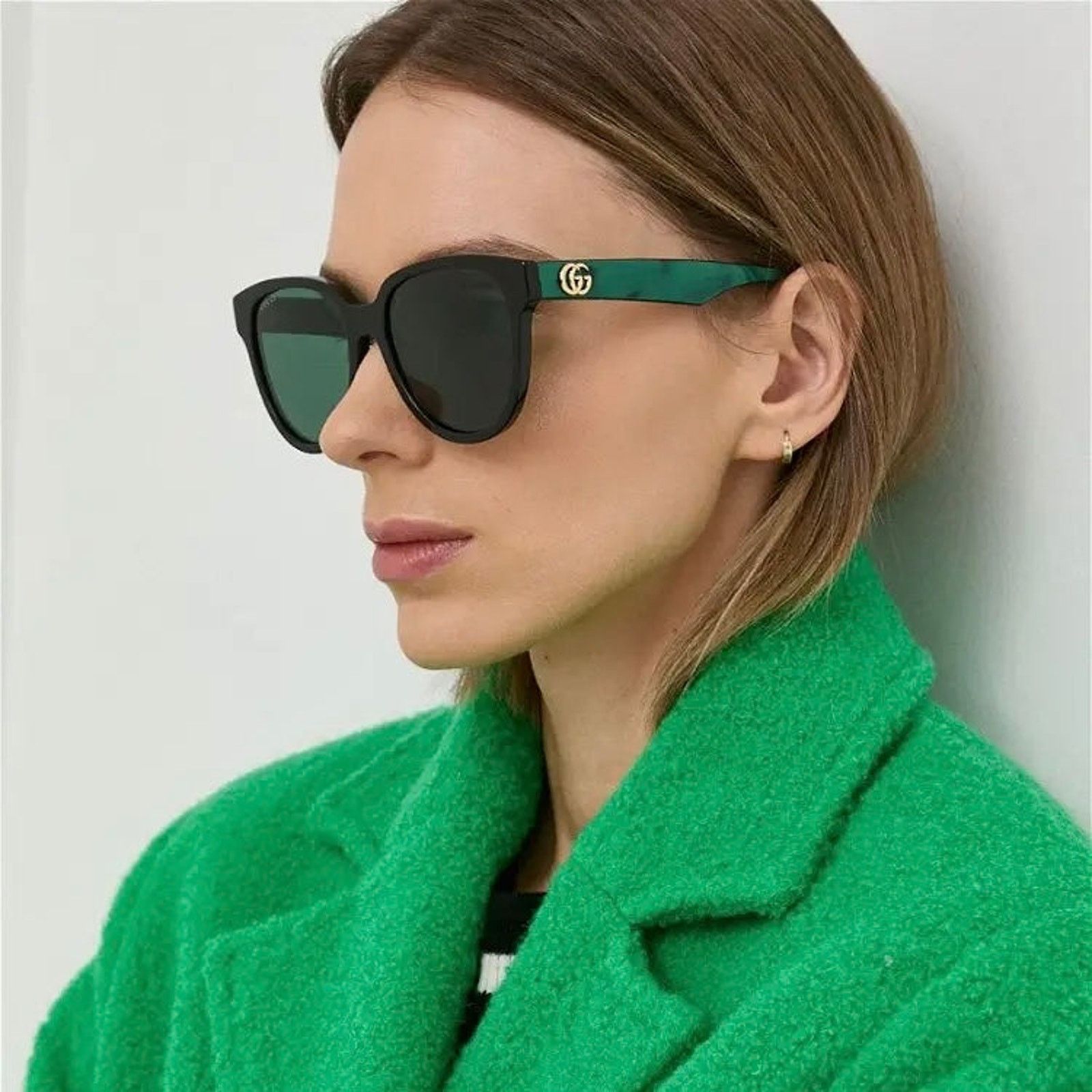 Gucci New! GUCCI Sunglasses GG0960SA 001, Authentic Size ONE SIZE - 1 Thumbnail