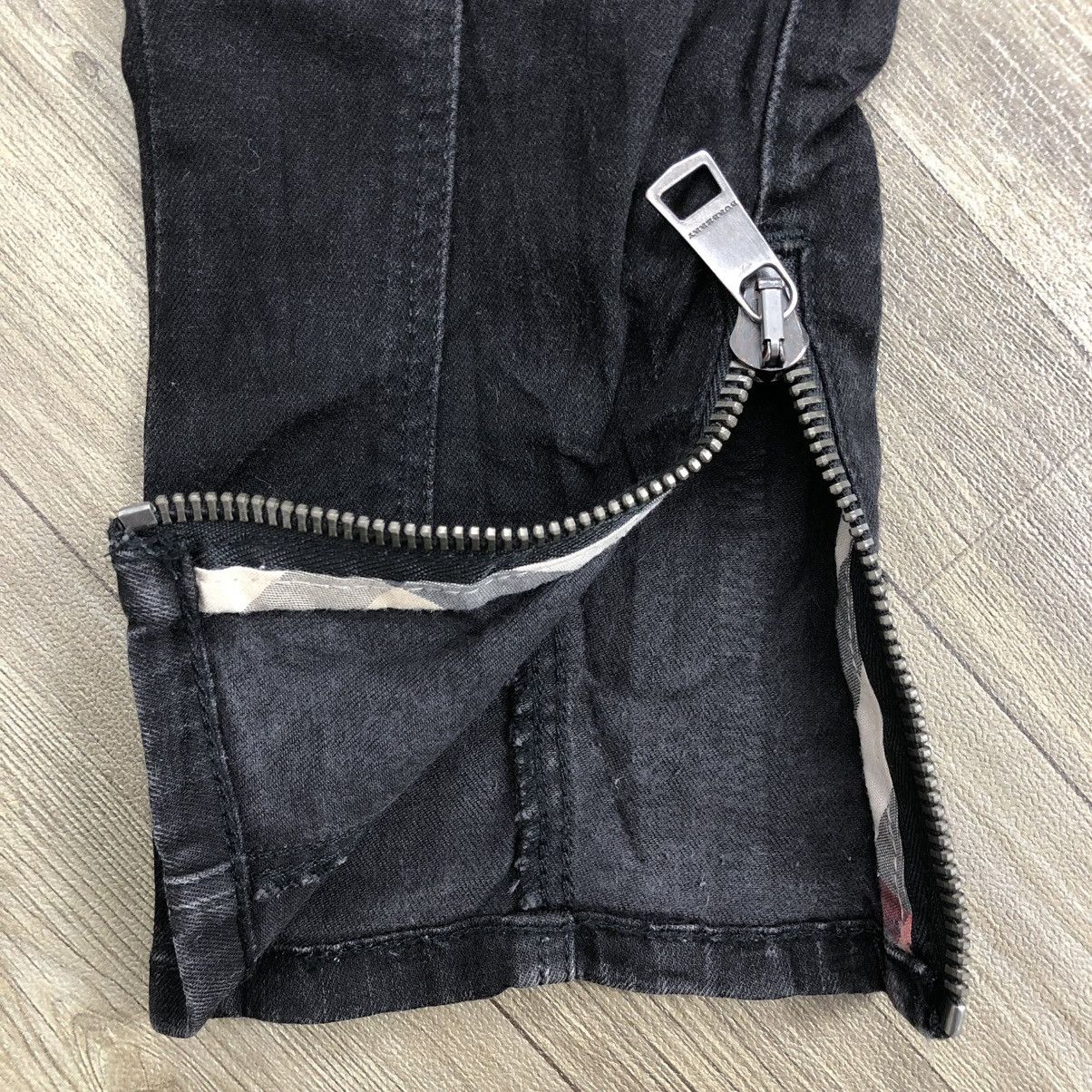 Burberry × Designer × Vintage 2000s Burberry Brit Cargo Bondage Bikers Jeans Skinny Size US 32 / EU 48 - 9 Thumbnail
