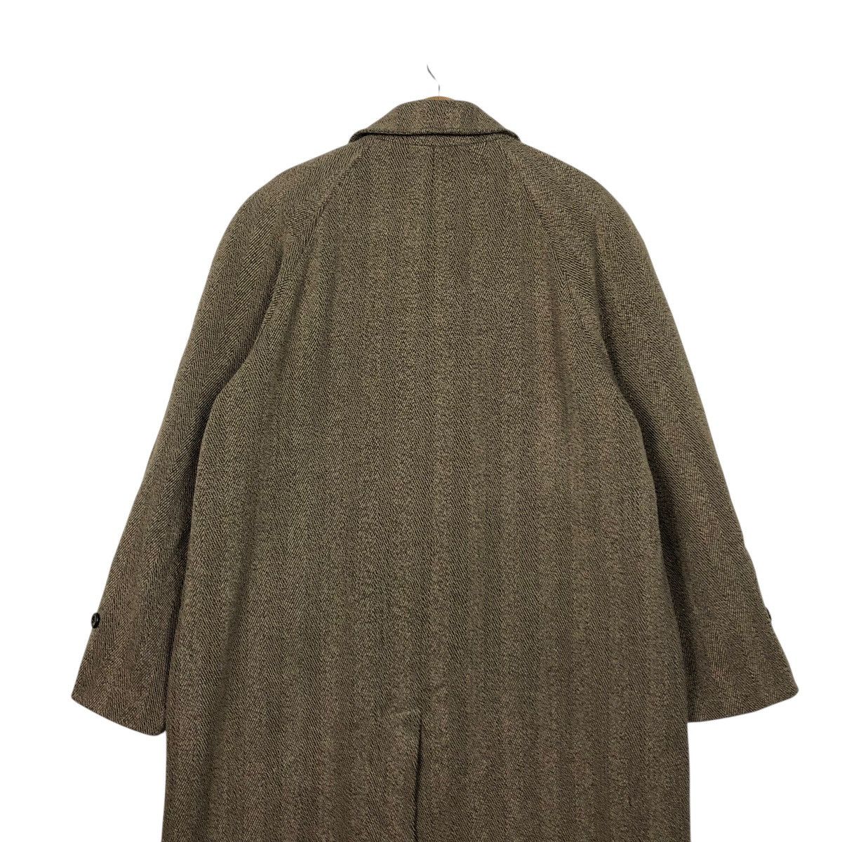 Vintage 🔥RICH BROWN LONG COATS WOOL HERRINGBONE MARTEN’S CASHMERE Size US M / EU 48-50 / 2 - 10 Thumbnail