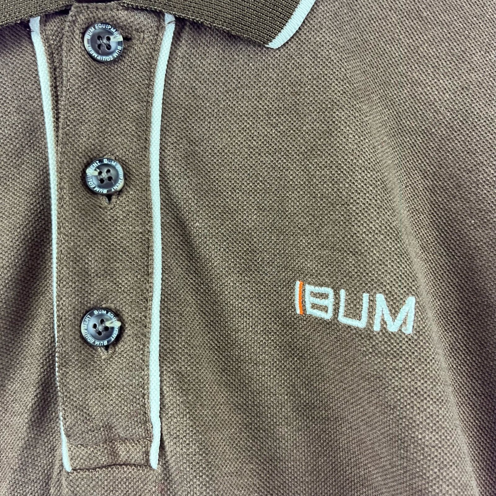 Other VTG BUM Equipment Mens Medium Polo Shirt Waffle Knit Skater Size US M / EU 48-50 / 2 - 3 Thumbnail