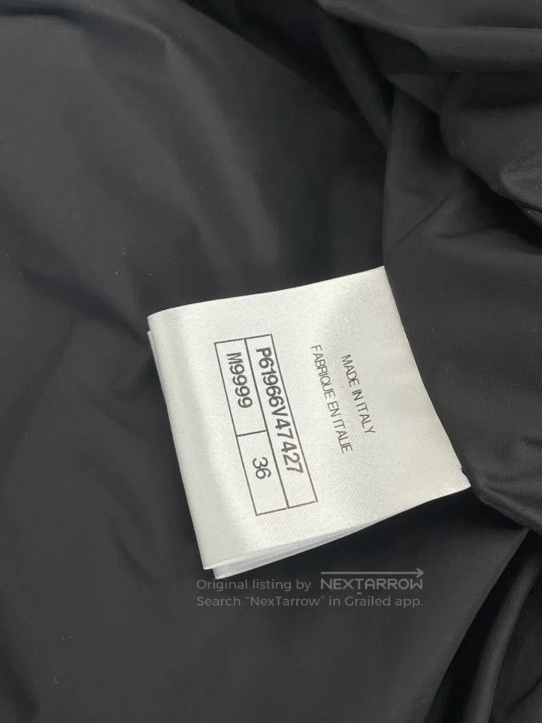 Chanel Chanel Black snowflake-printed cotton jacket Size XS / US 0-2 / IT 36-38 - 8 Thumbnail