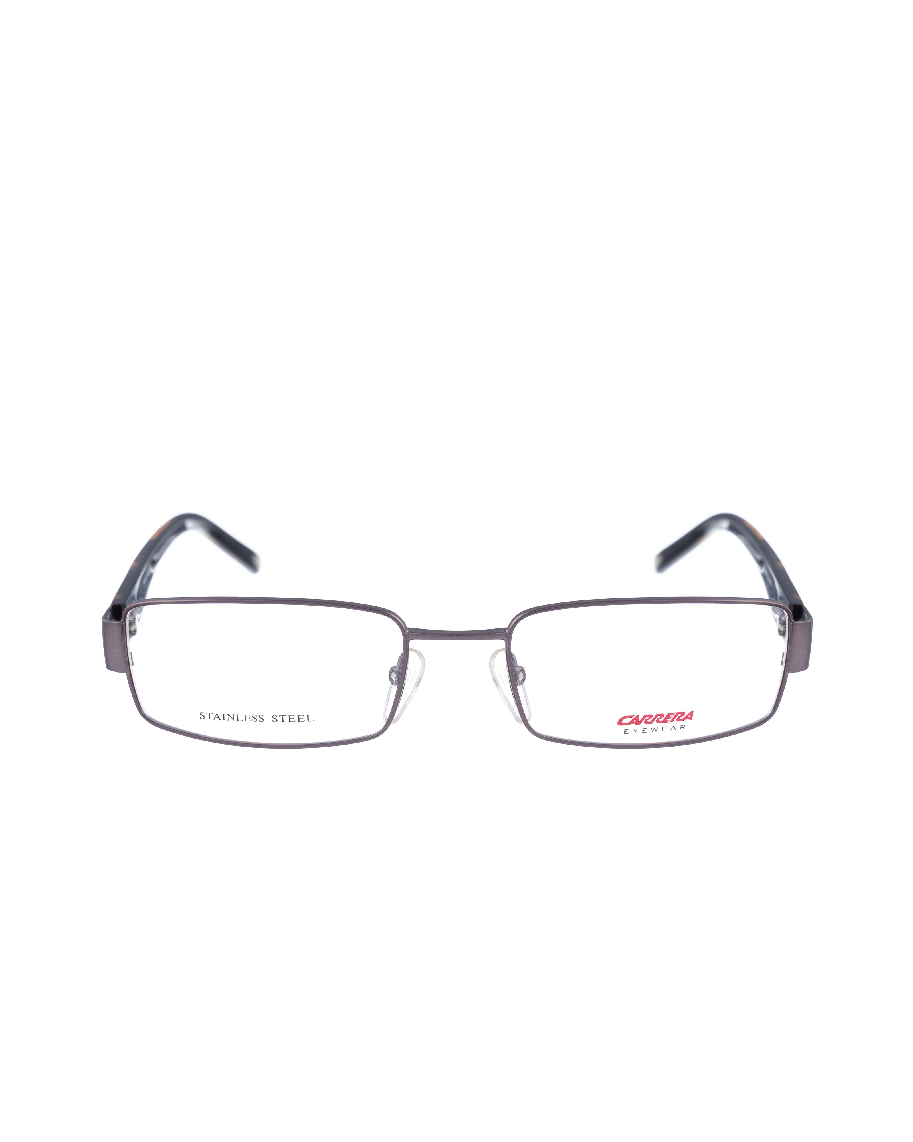 Carrera 00s Rectangular Dark Silver Glasses with Havana