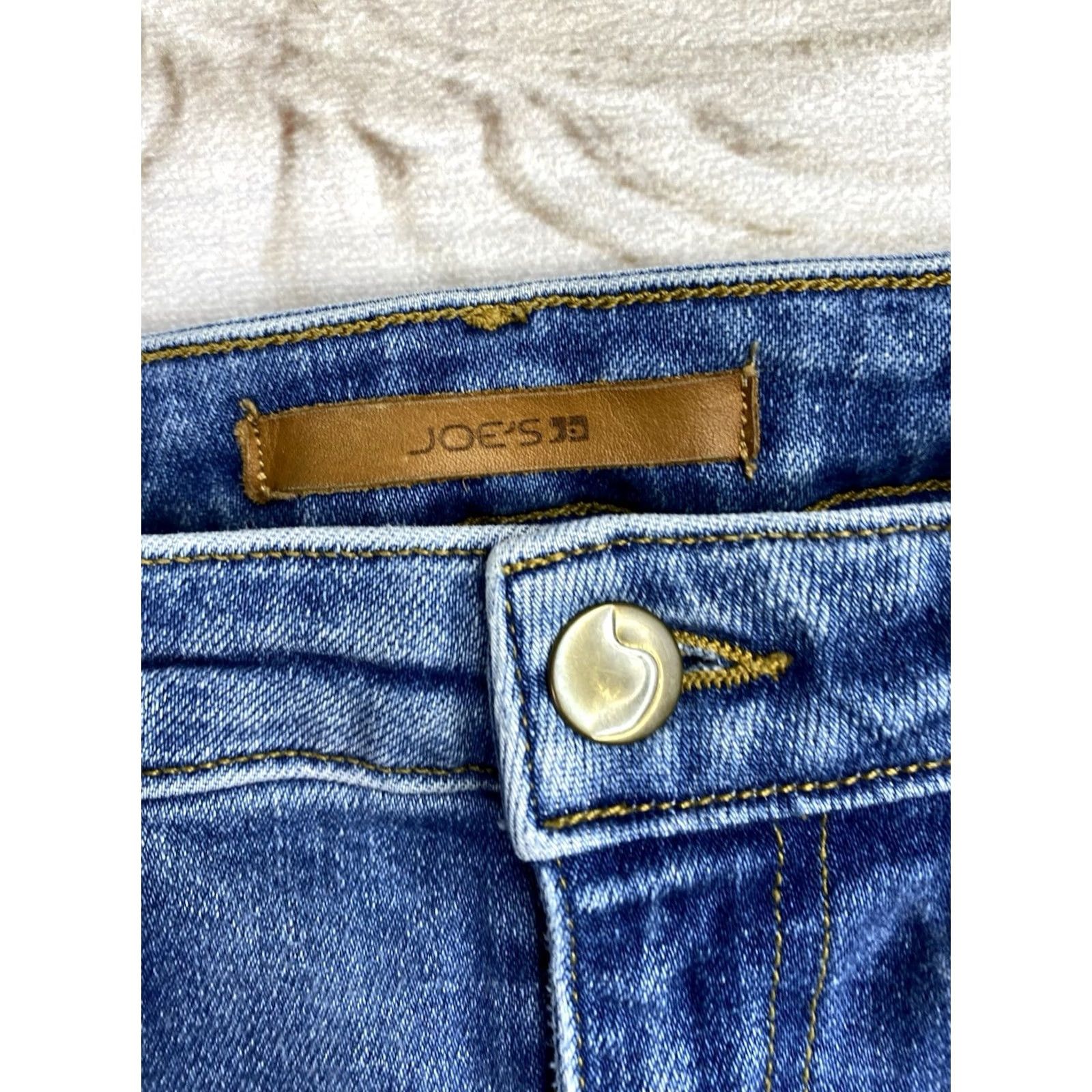 Vintage Joe's Jeans The Charlie High Rise Skinny Ankle Womens 27 Stretch Denim Blue Slim Jeans 30.5 Inseam Size 27" / US 4 / IT 40 - 5 Thumbnail