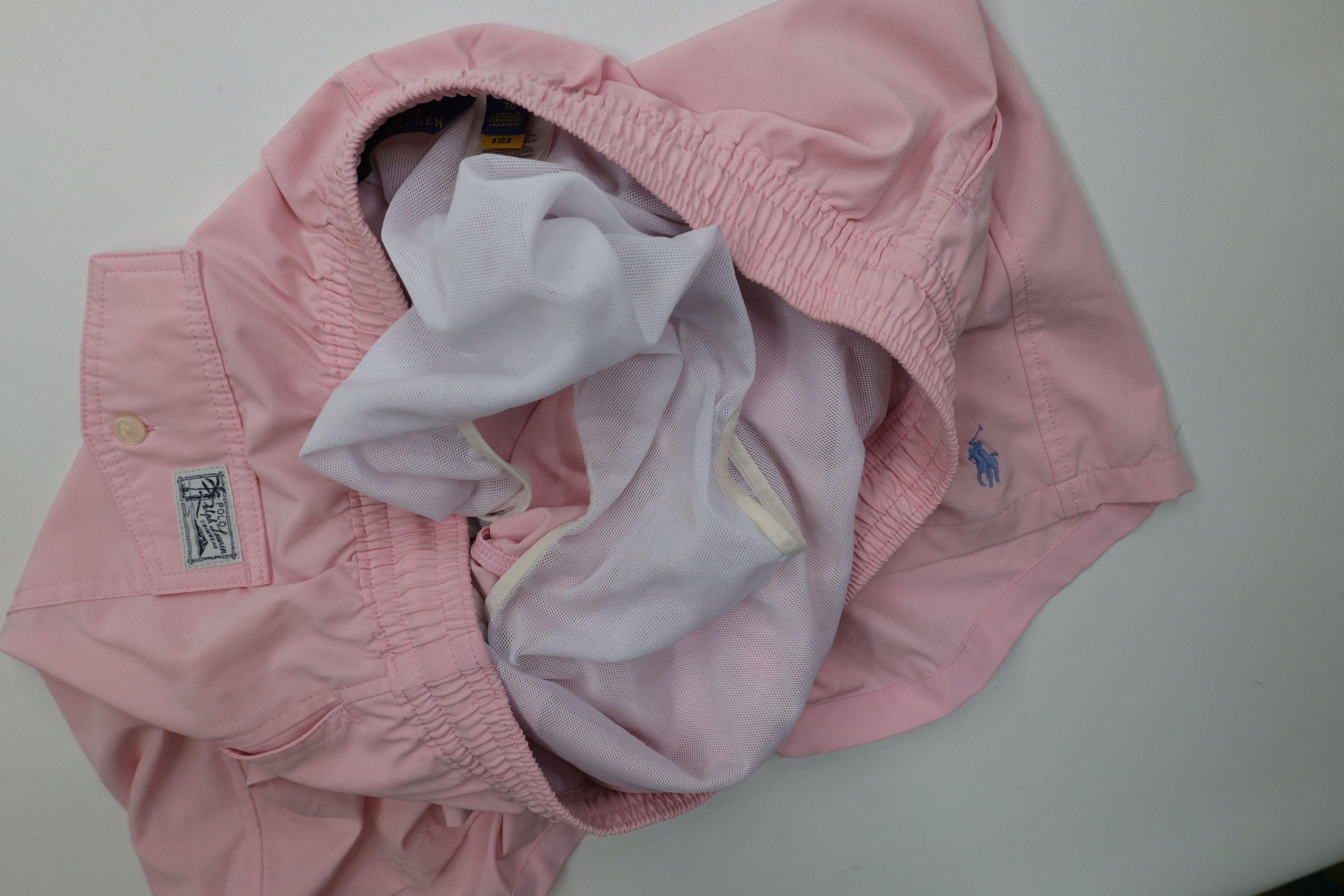 Polo Ralph Lauren Ralph Lauren Above Knee Swim Trunks Shorts Bubble Gum Pink Size US 36 / EU 52 - 9 Thumbnail
