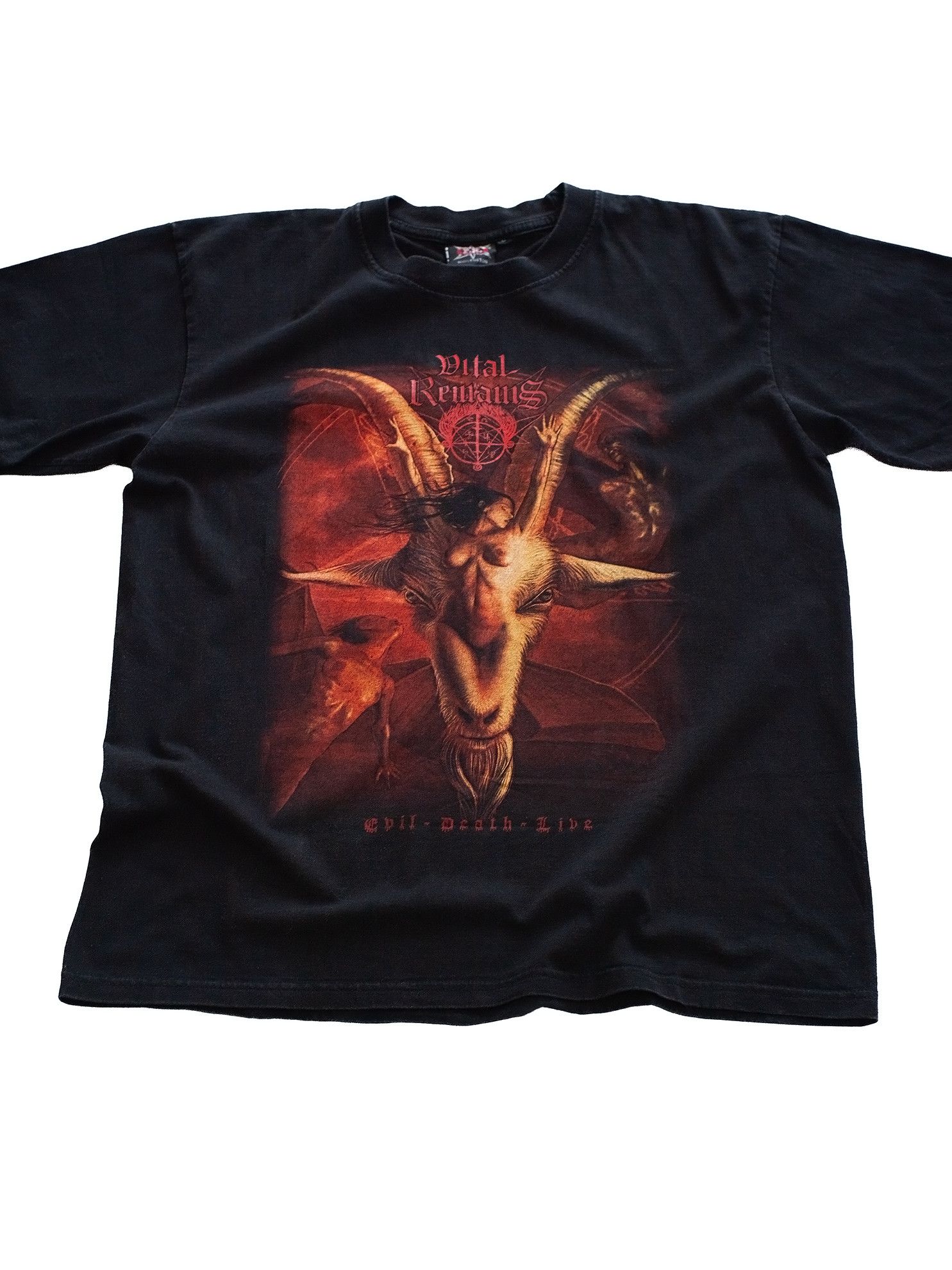Band Tees Almost Vintage 2007 Vital Remains "Evil Death Live" T-Shirt Size US L / EU 52-54 / 3 - 1 Thumbnail