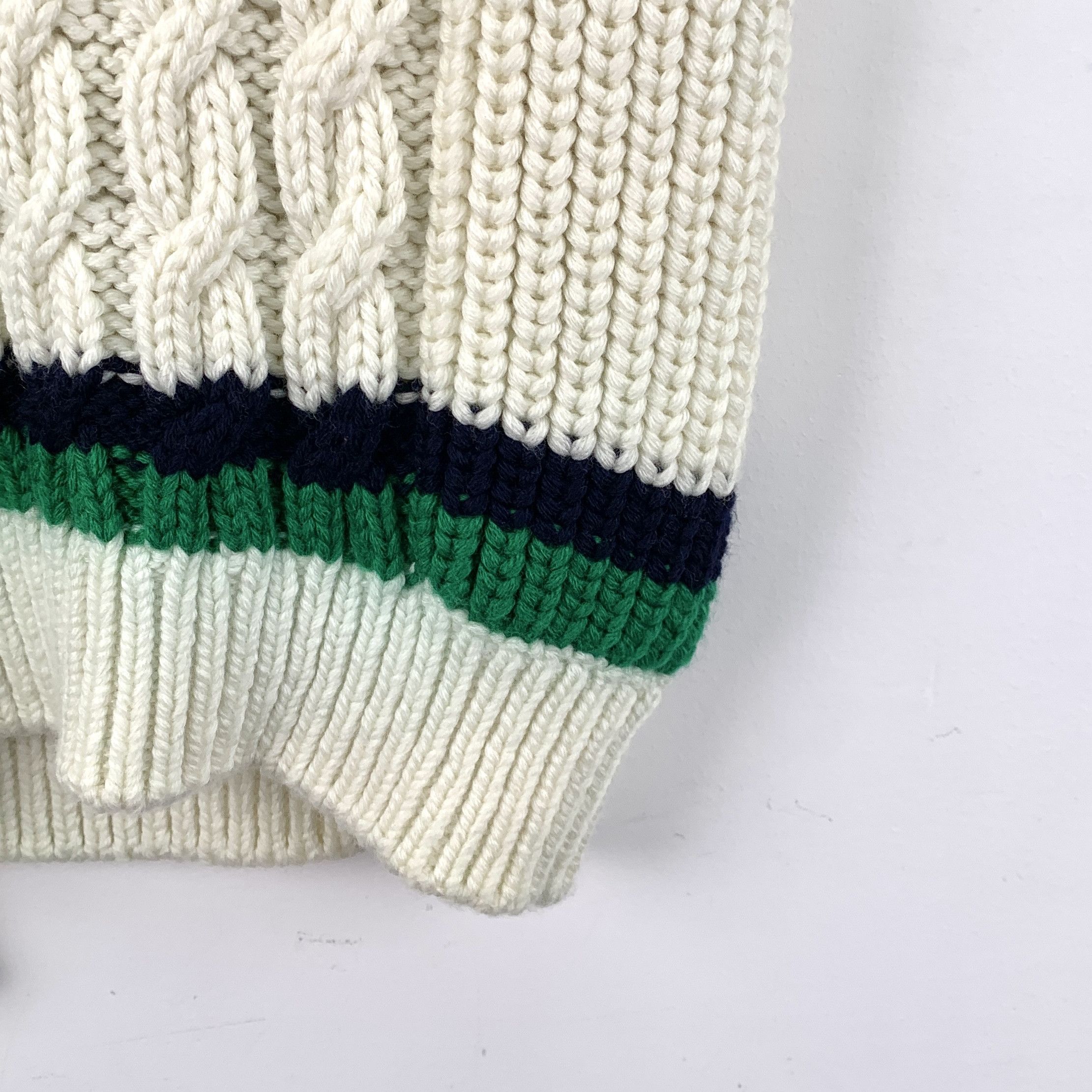 Miu Miu Miu Miu Knit Vest Cable Ivory (Size 38) Size XS / US 0-2 / IT 36-38 - 4 Thumbnail