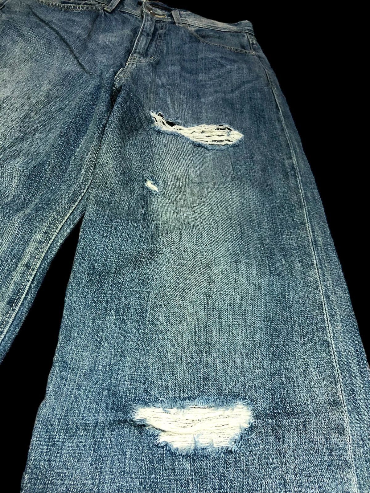 Japanese Brand ‼️‼️SUPER BAGGY ‼️‼️PAGEBOY DISTRESSED DENIM Size US 27 - 2 Thumbnail