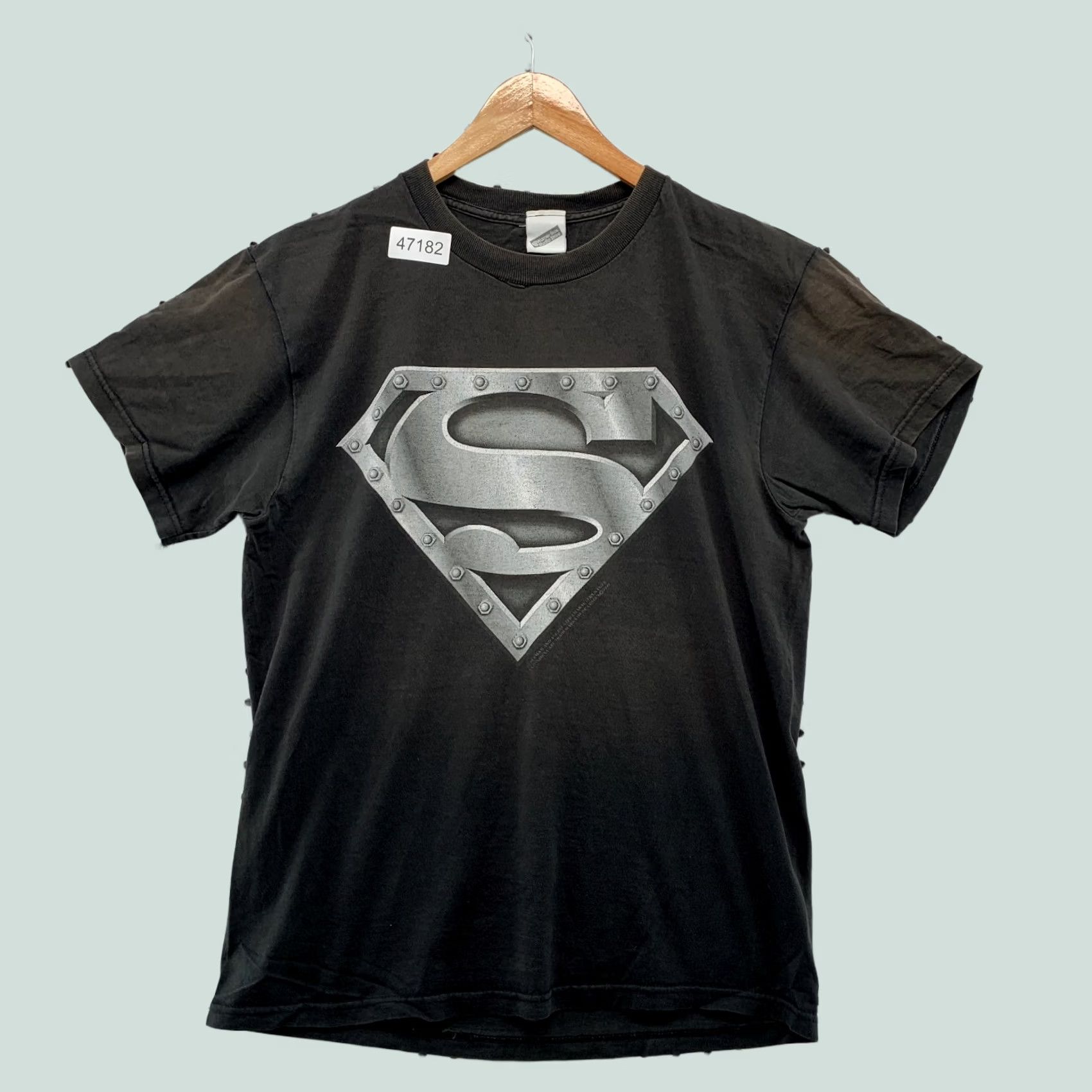 Vintage VINTAGE DC Comics Superman T Shirt Mens Medium Black Warner Bros Size US M / EU 48-50 / 2 - 1 Thumbnail