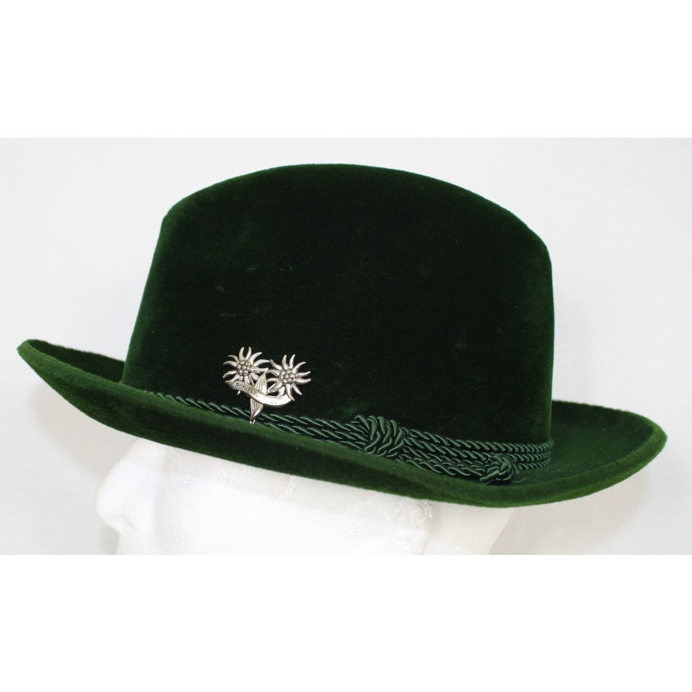 Vintage Vintage 1960s Rockel Echt Velour Green Tyrolean Hat Pin Size ONE SIZE - 4 Thumbnail