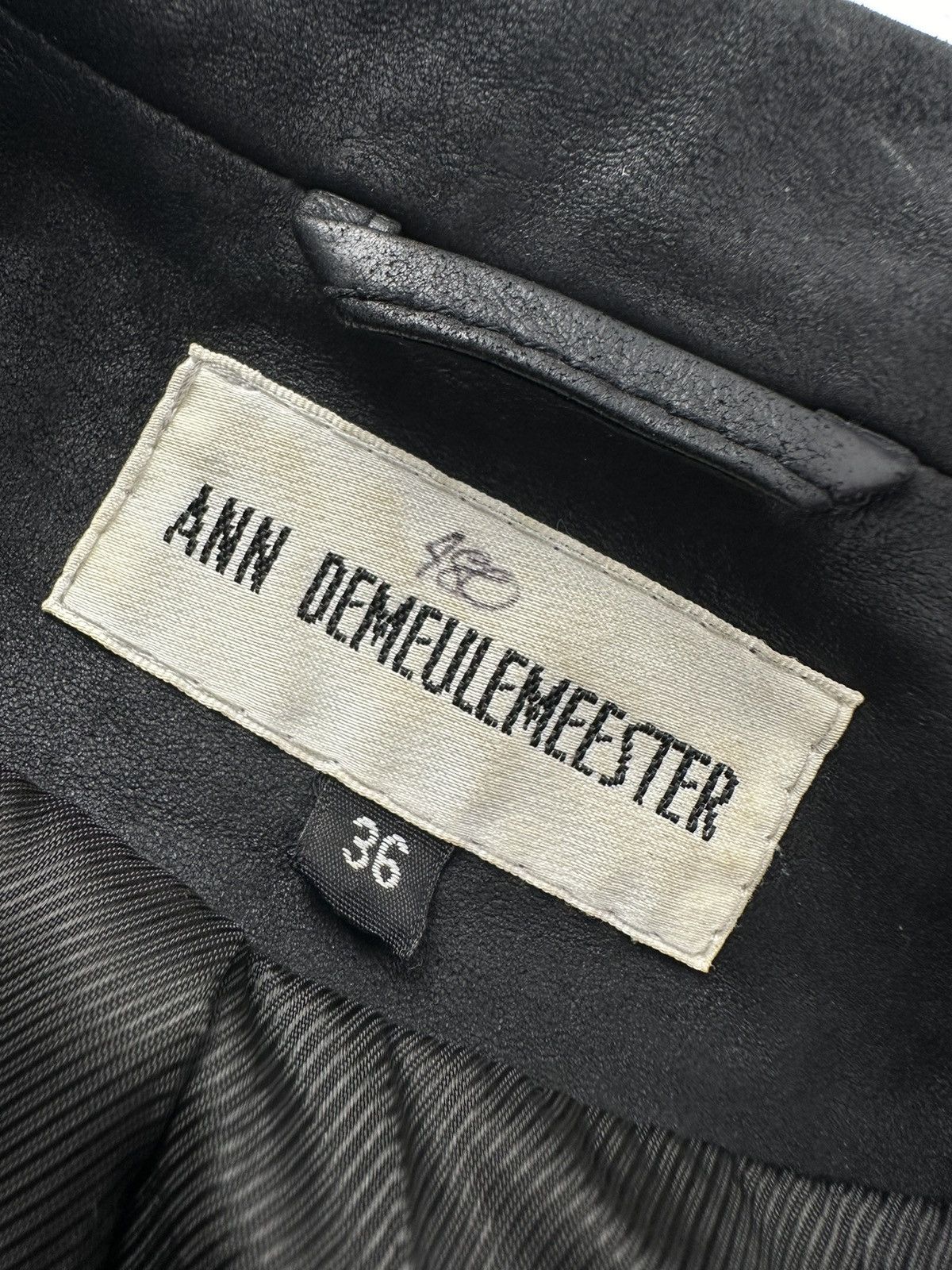 Ann Demeulemeester Ann Demeulemeester Asymmetrical Multi-Zipper Biker Leather Size S / US 4 / IT 40 - 13 Thumbnail