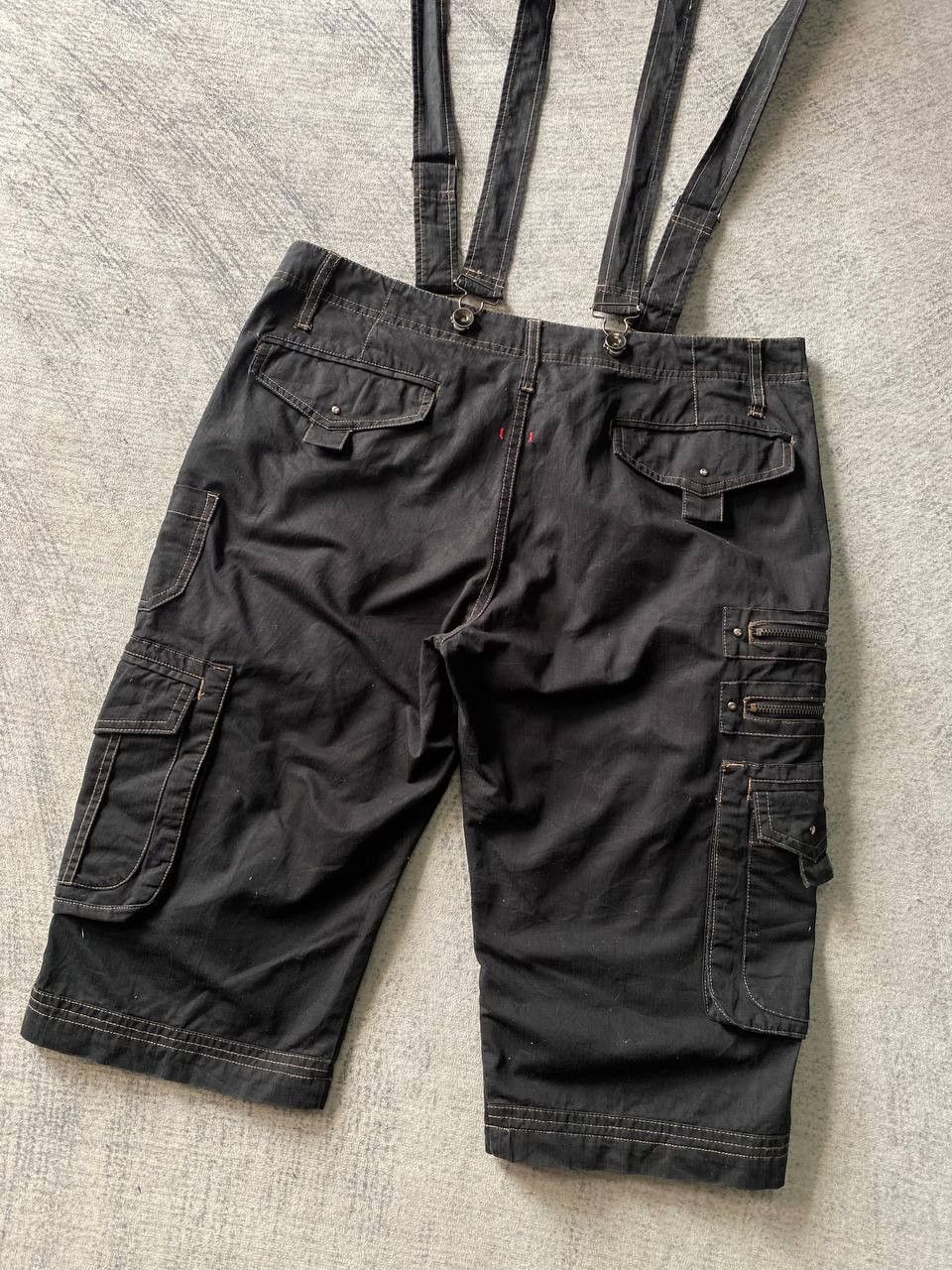 semanticdesign Semantic Design Japan Tactical Cargo Shorts With Suspenders Size US 34 / EU 50 - 5 Thumbnail