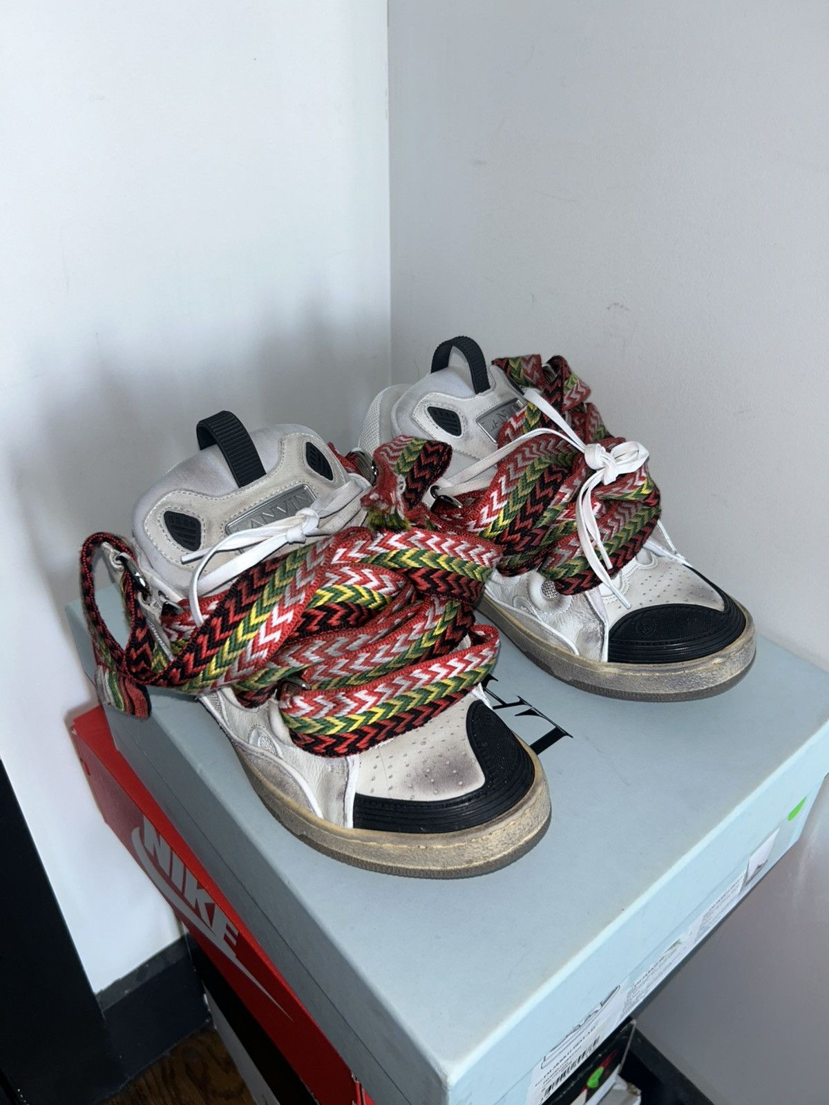 Lanvin lanvin curb dirty sneaker Size US 7 / EU 40 - 1 Thumbnail