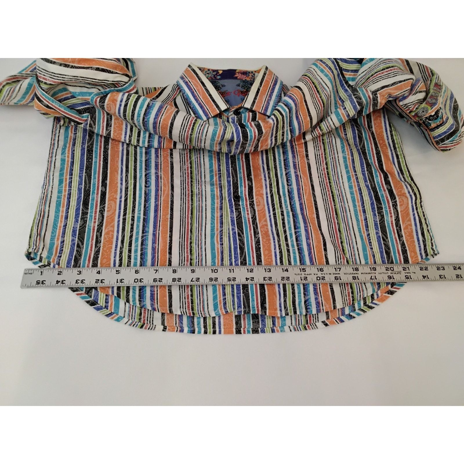 Robert Graham Robert Graham Button Up Shirt Men's L Multicolor Stripe Size US L / EU 52-54 / 3 - 17 Thumbnail